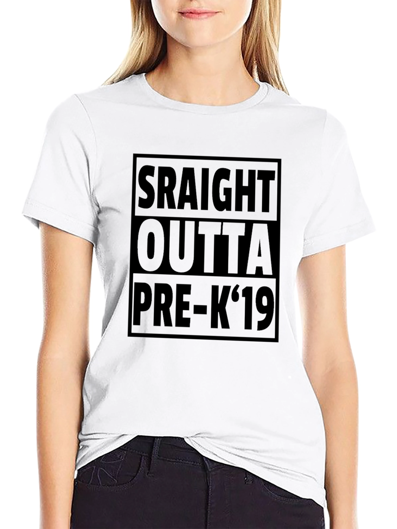 Straight Outta Pre-K 19 Graphic T-Shirt