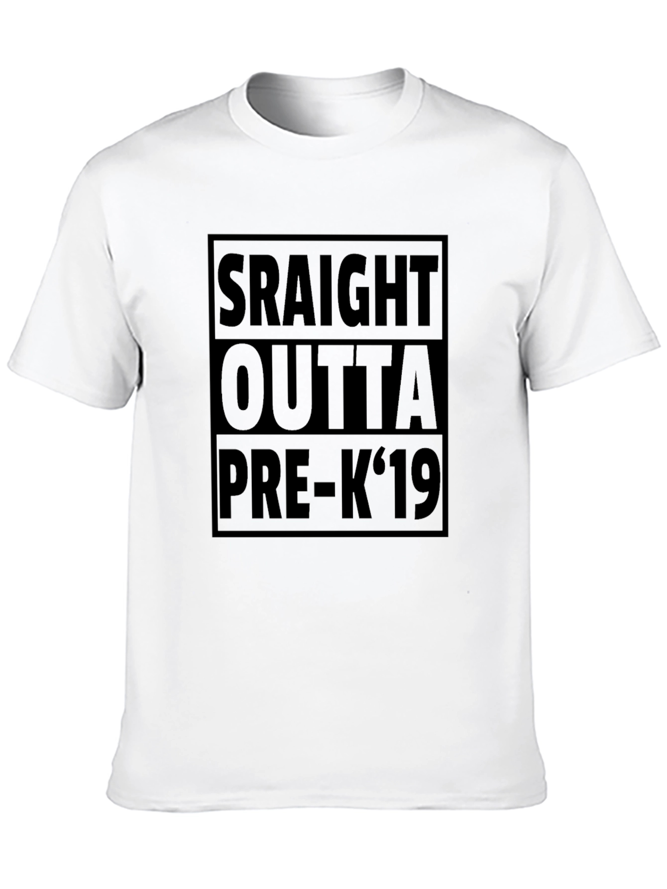 Straight Outta Pre-K 19 Graphic T-Shirt