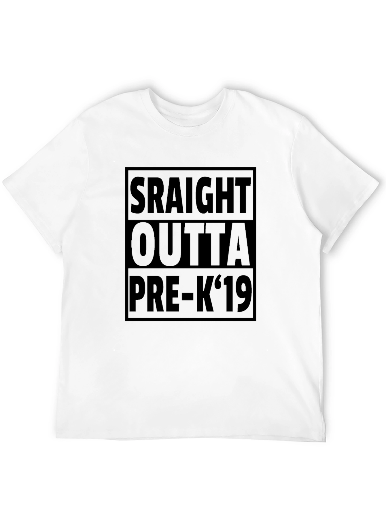 Straight Outta Pre-K 19 Graphic T-Shirt