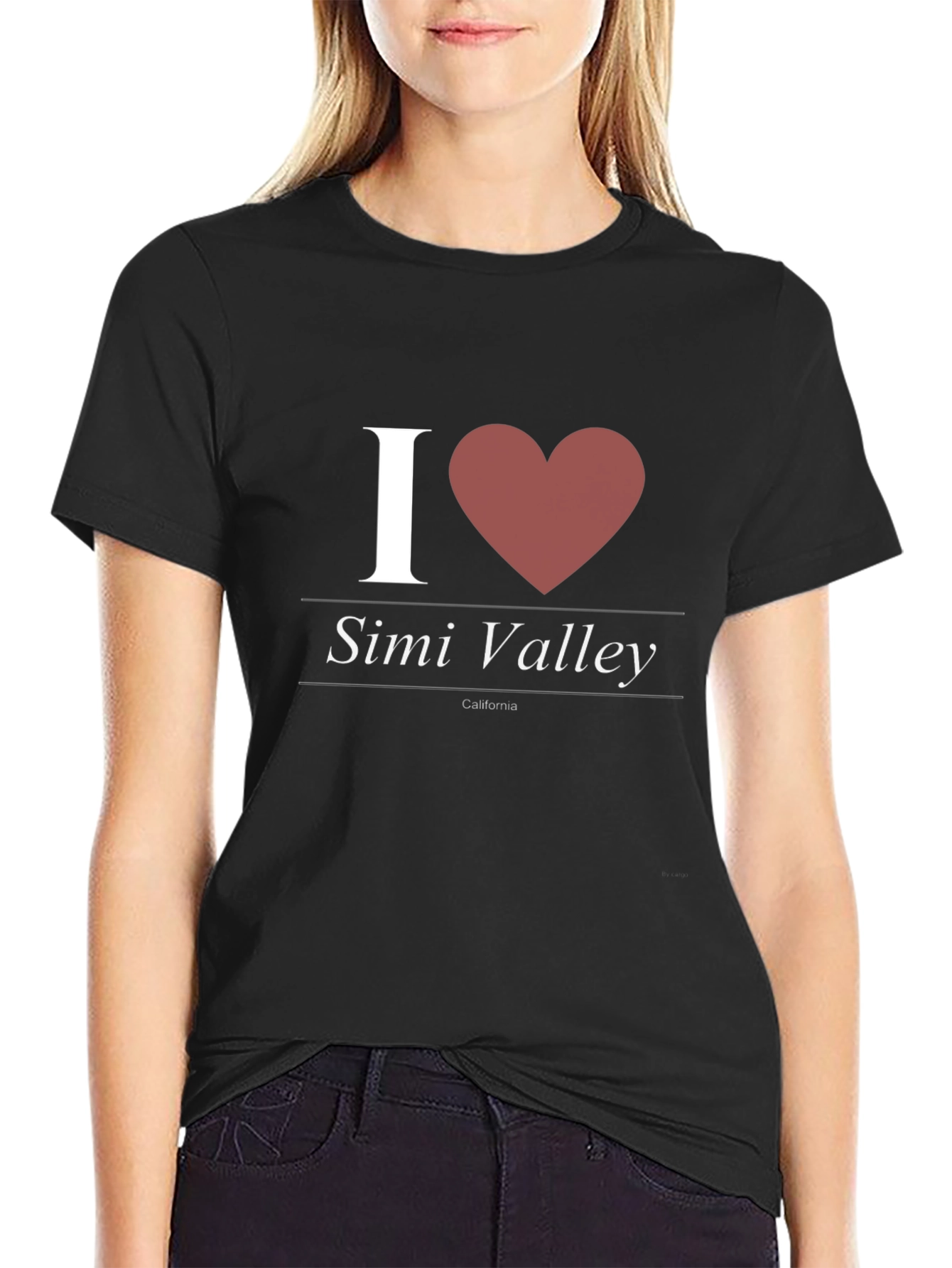 I Heart Simi Valley Black T-Shirt