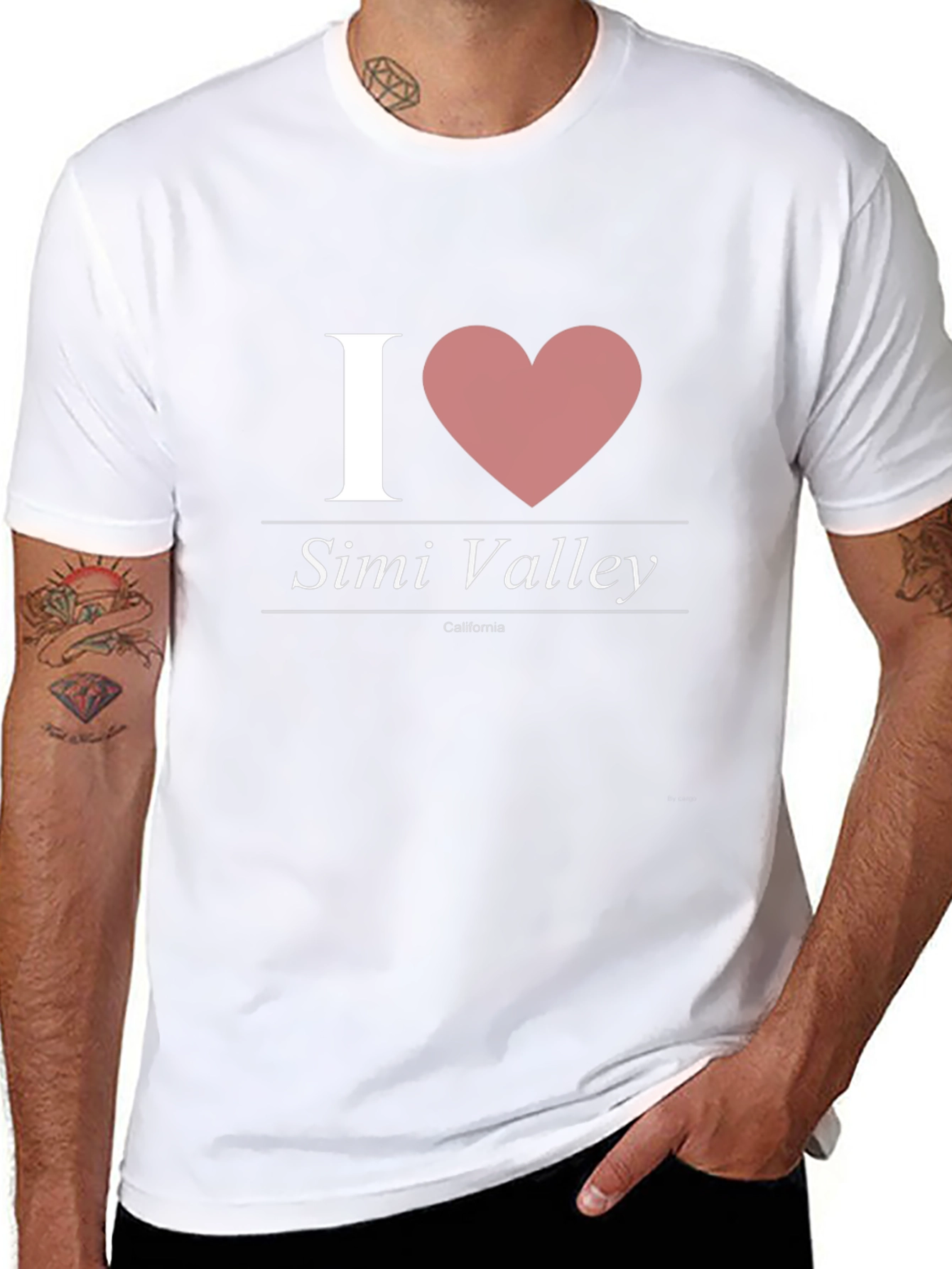 I Heart Simi Valley Black T-Shirt