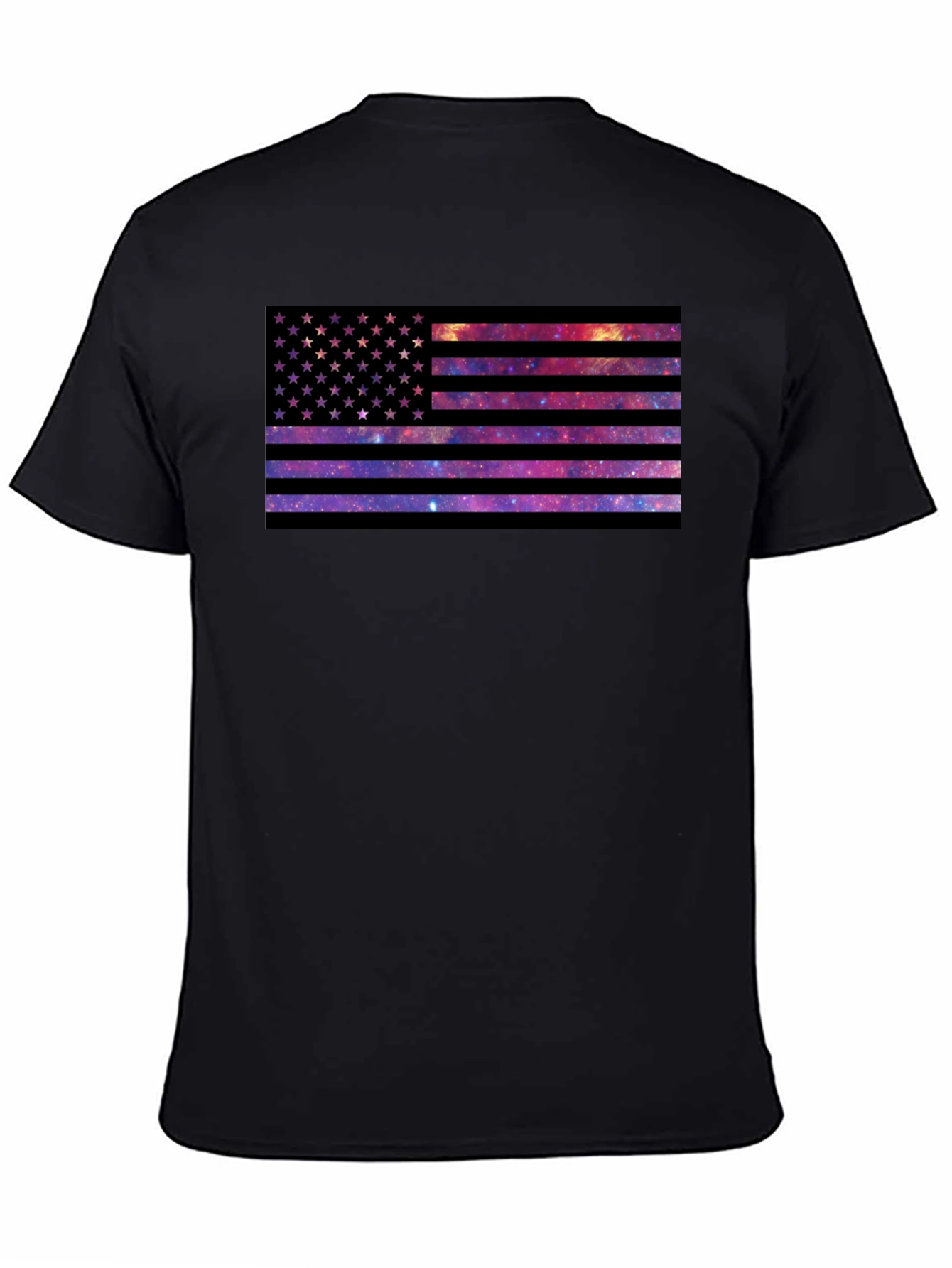 Galaxy American Flag Graphic Tee