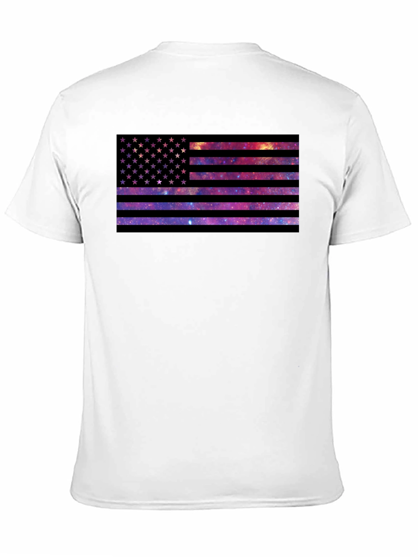 Galaxy American Flag Graphic Tee