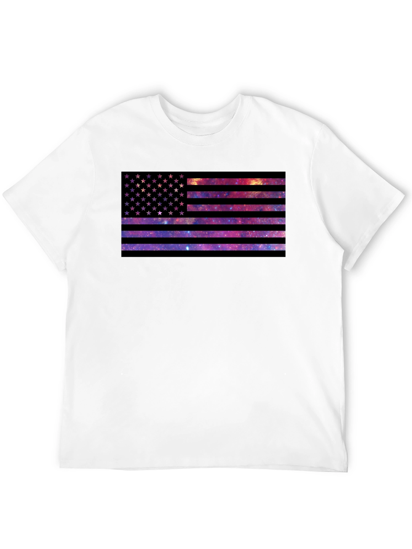Galaxy American Flag Graphic Tee