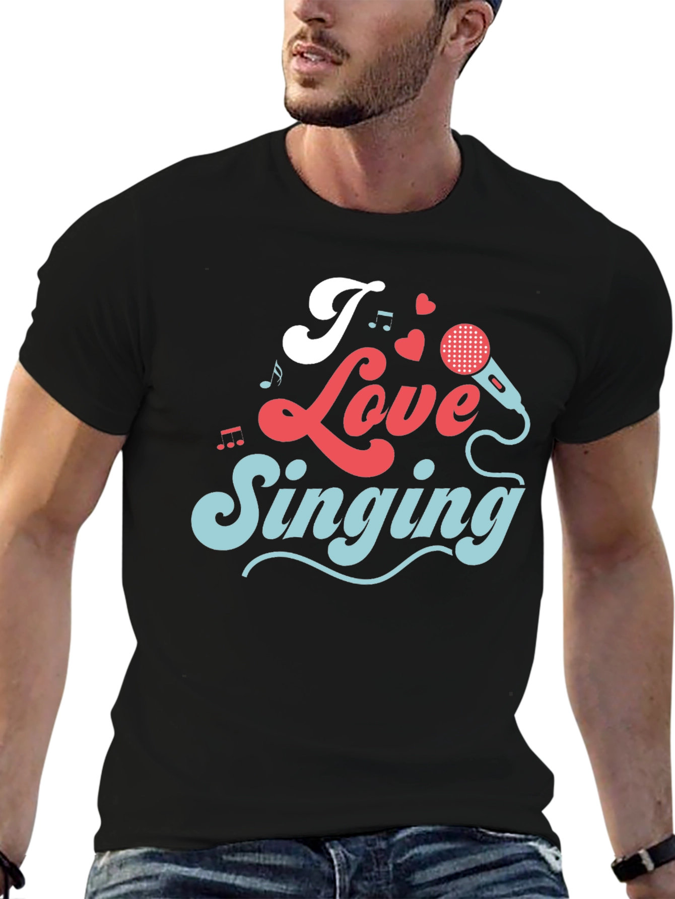 I Love Singing Graphic T-Shirt