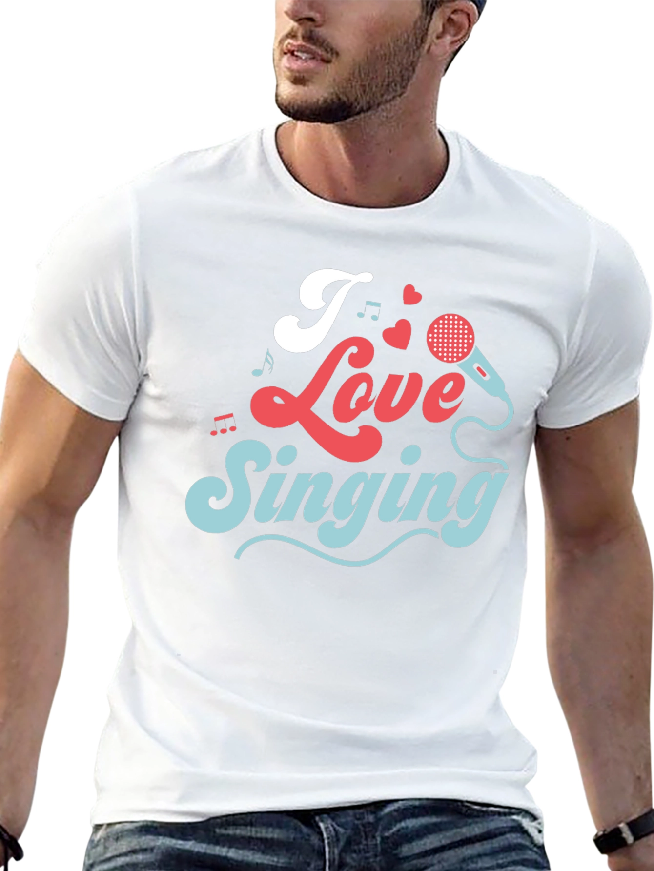 I Love Singing Graphic T-Shirt