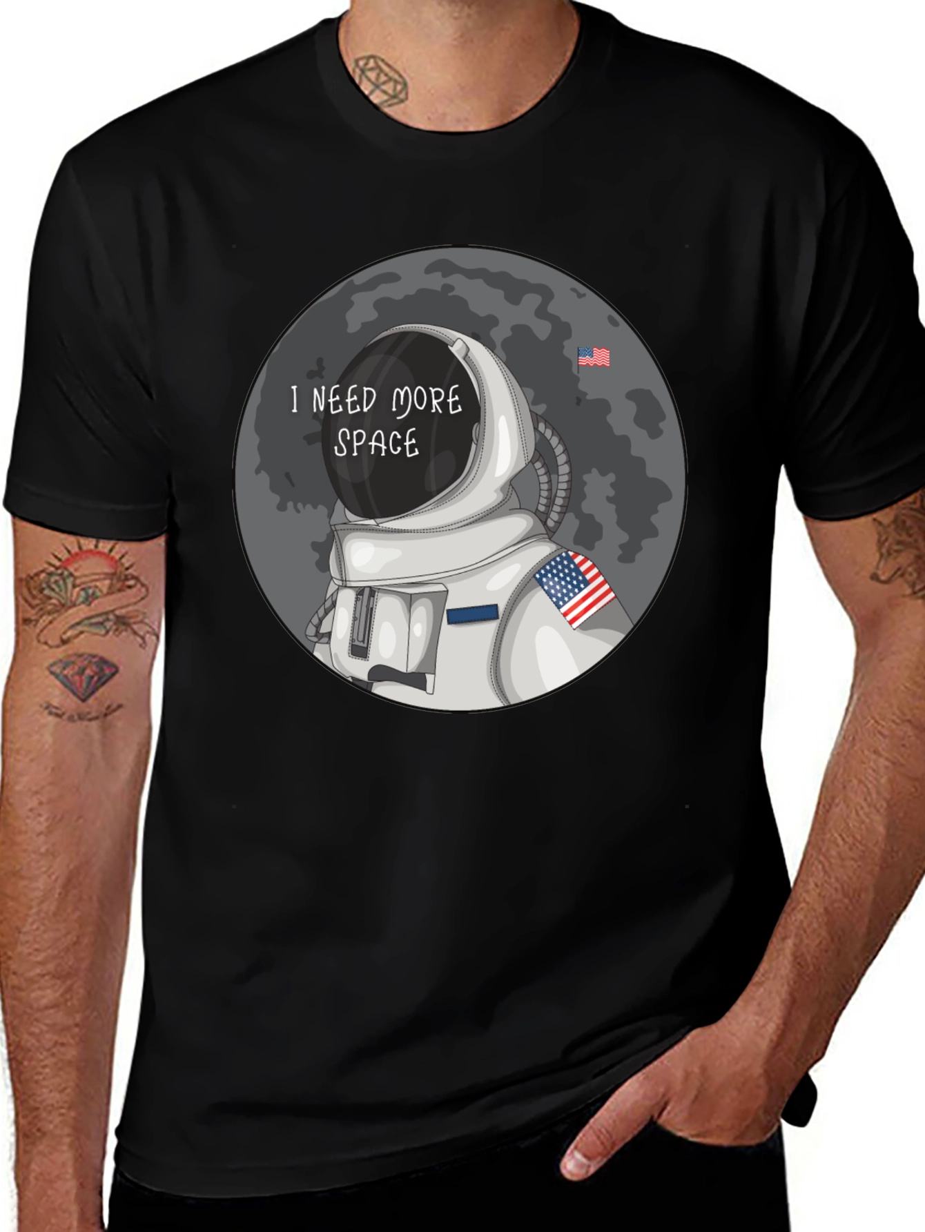 I Need More Space T-Shirt - Astronaut Design