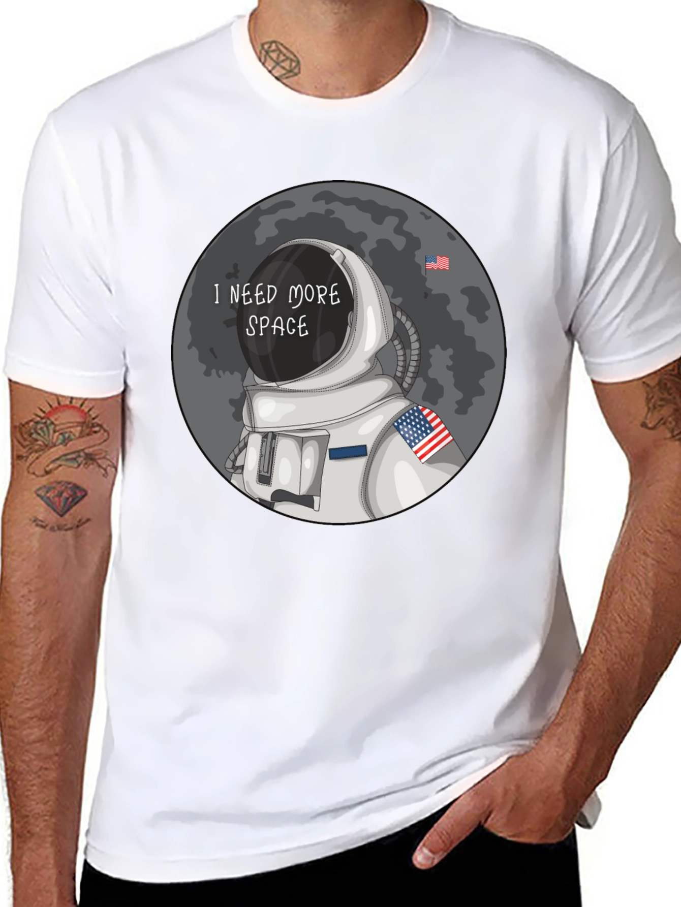 I Need More Space T-Shirt - Astronaut Design