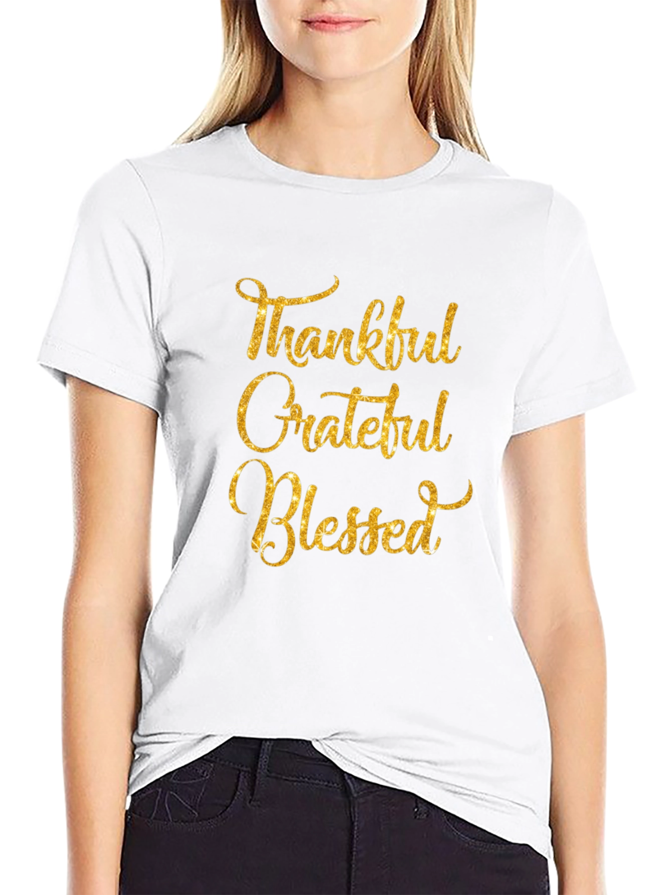 Thankful Grateful Blessed T-Shirt