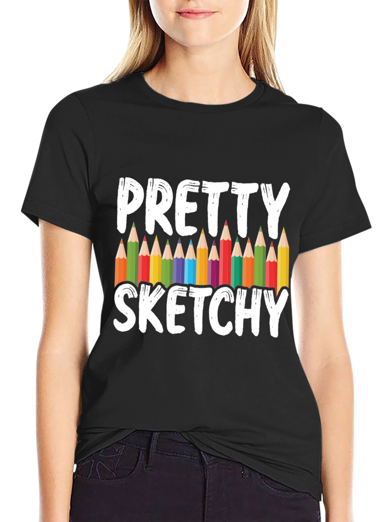 Pretty Sketchy T-Shirt - Art Lovers Tee