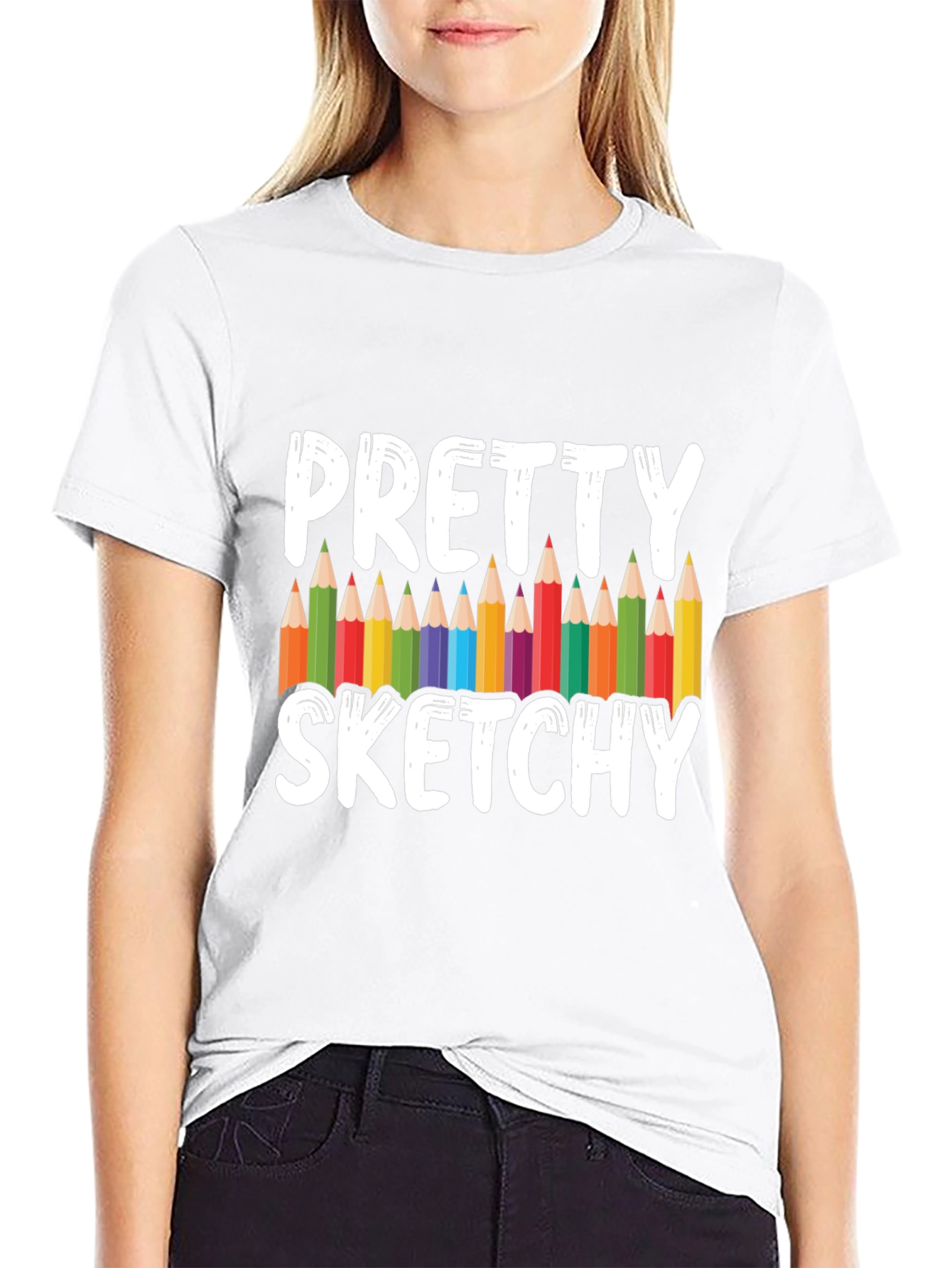 Pretty Sketchy T-Shirt - Art Lovers Tee