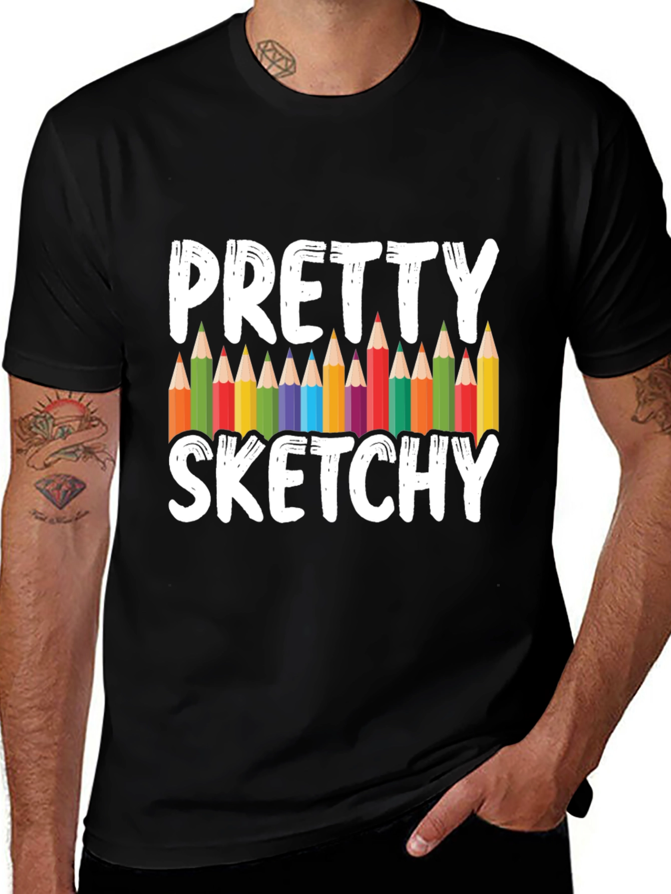 Pretty Sketchy T-Shirt - Art Lovers Tee