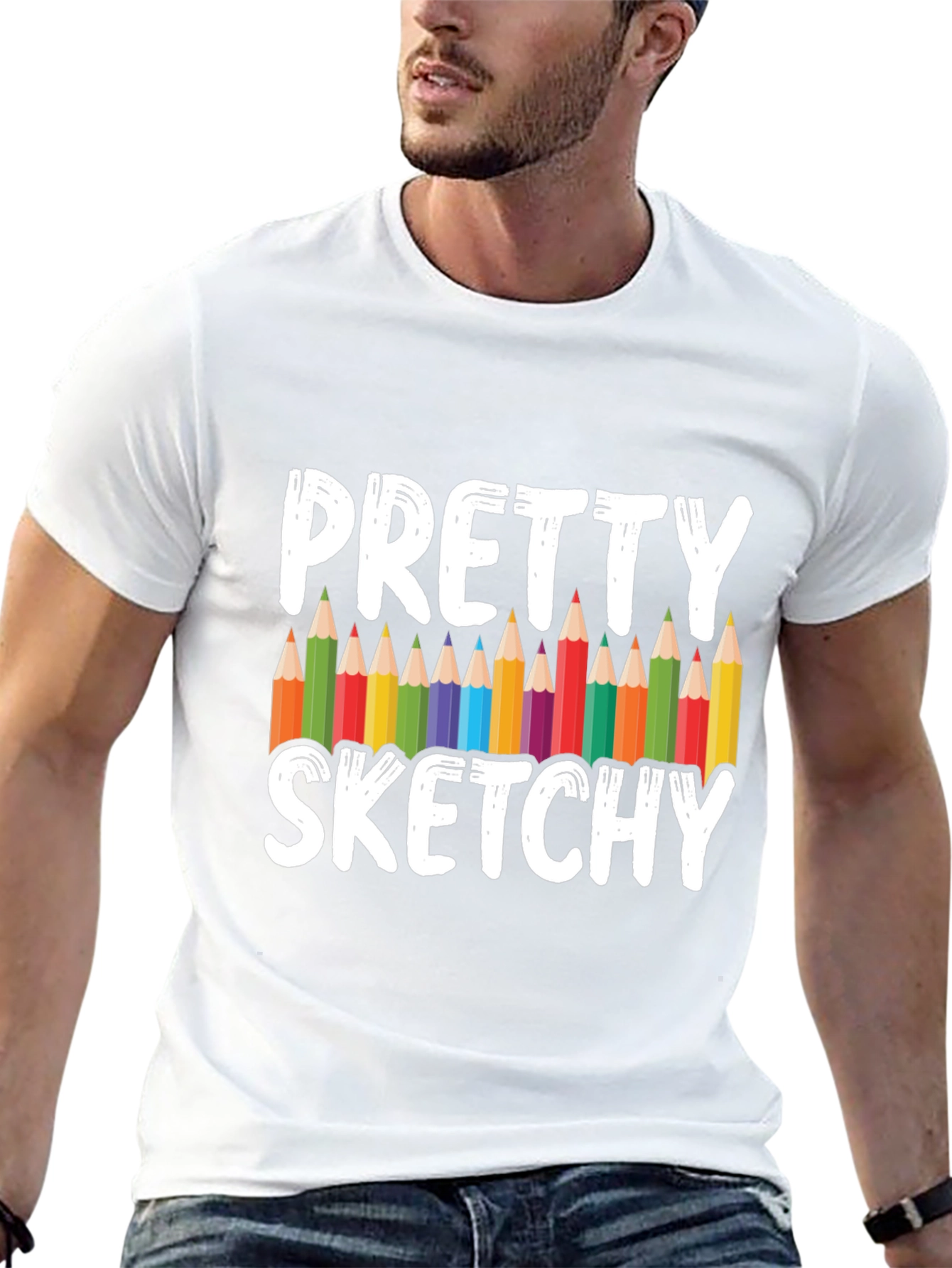 Pretty Sketchy T-Shirt - Art Lovers Tee