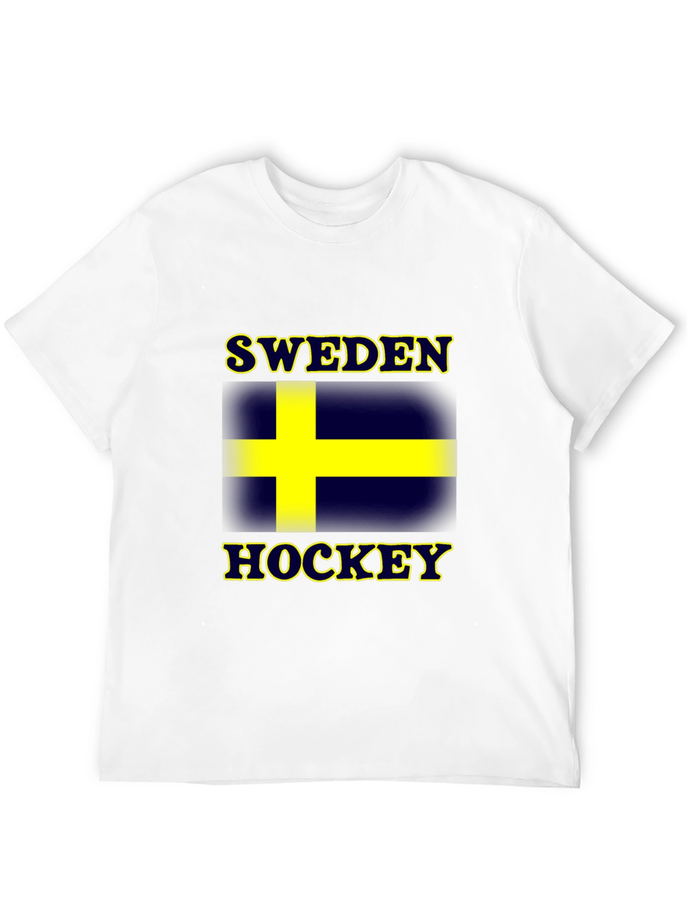 Sweden Hockey T-Shirt - Black Graphic Tee