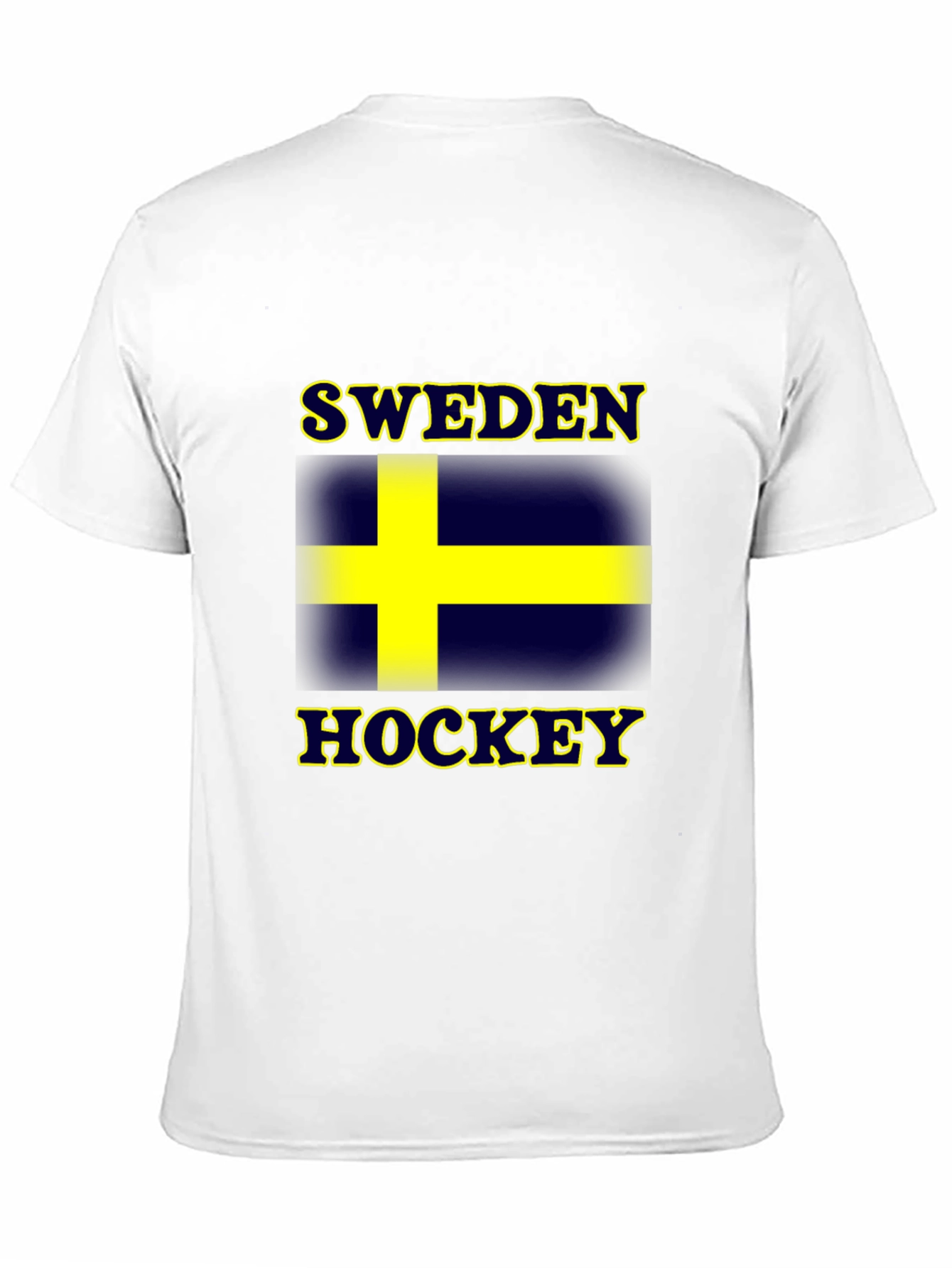 Sweden Hockey T-Shirt - Black Graphic Tee