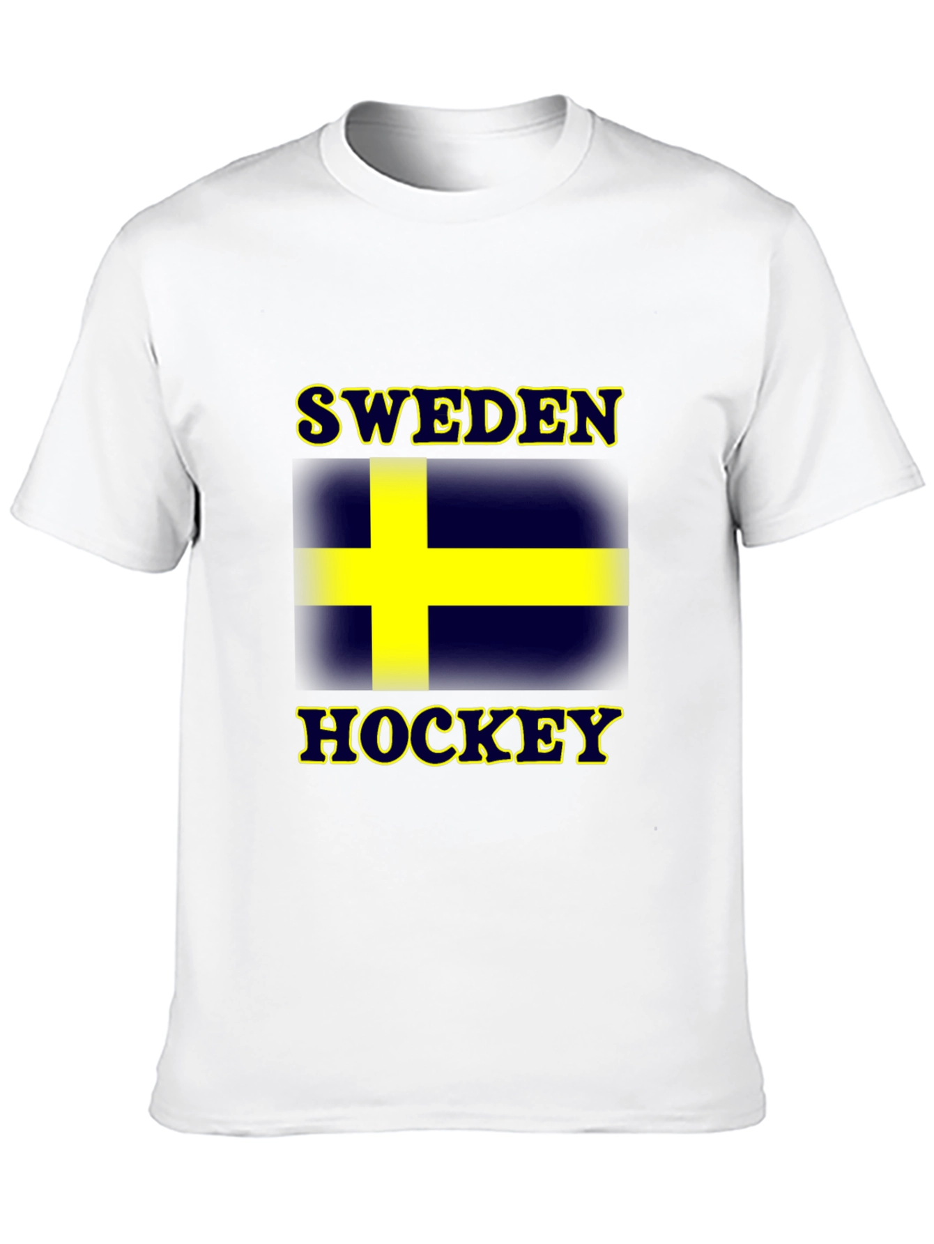 Sweden Hockey T-Shirt - Black Graphic Tee
