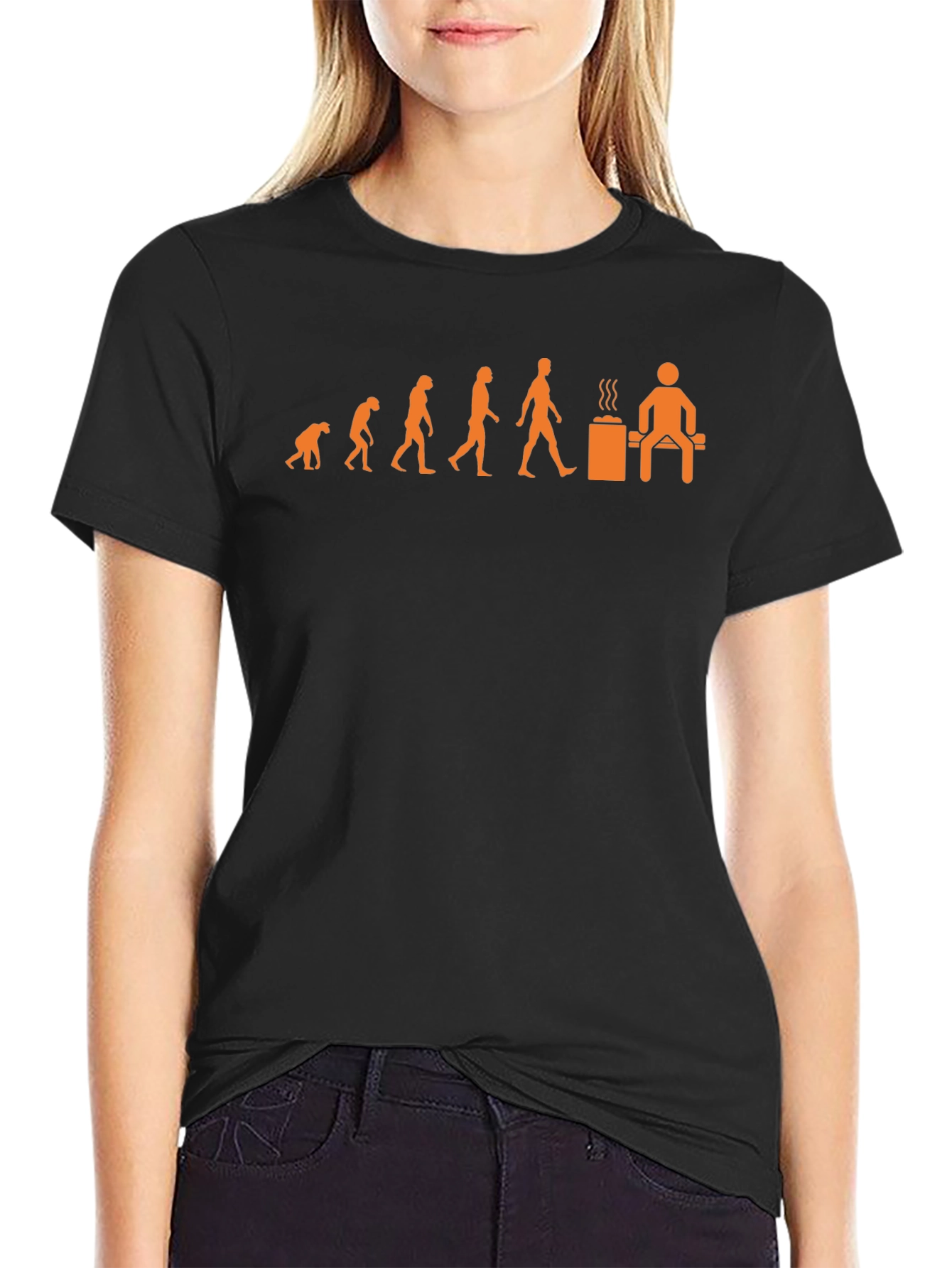 Evolution Sauna Funny T-Shirt