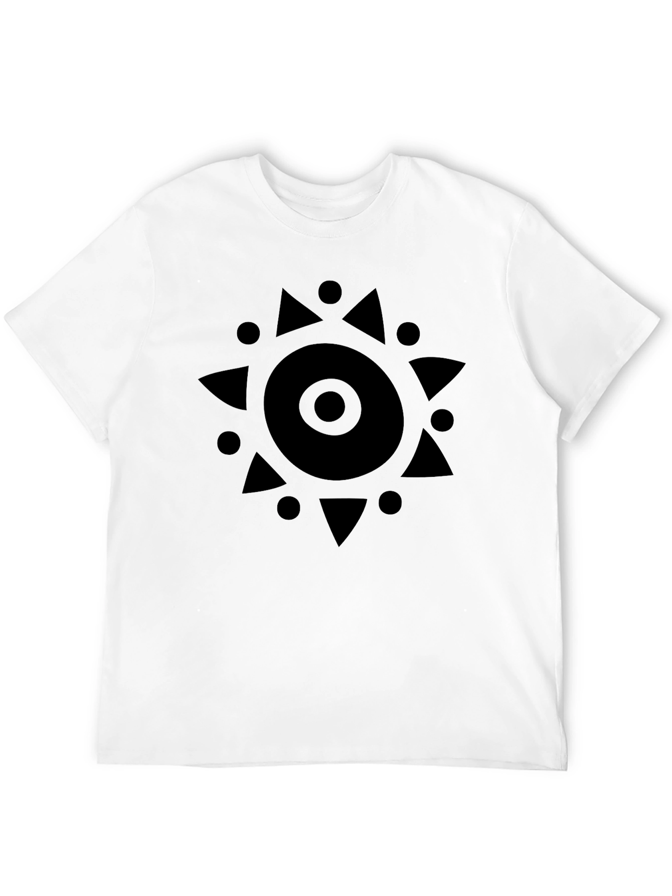 Modern Graphic Black T-Shirt