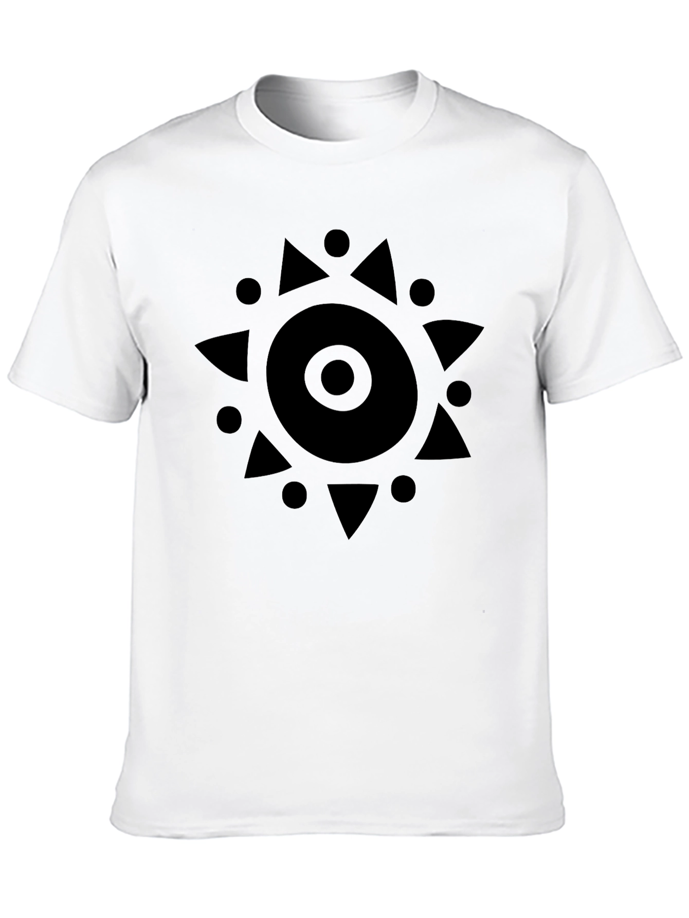 Modern Graphic Black T-Shirt