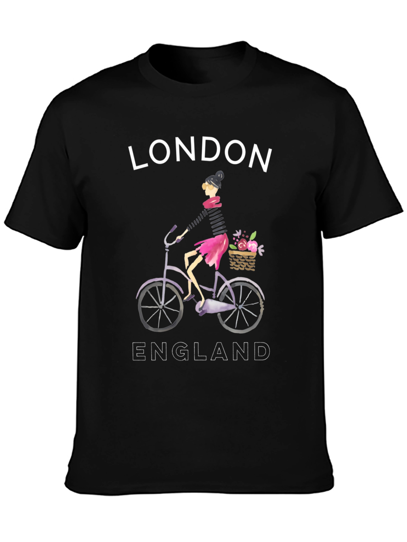 London England Graphic Tee - Bicycle Design