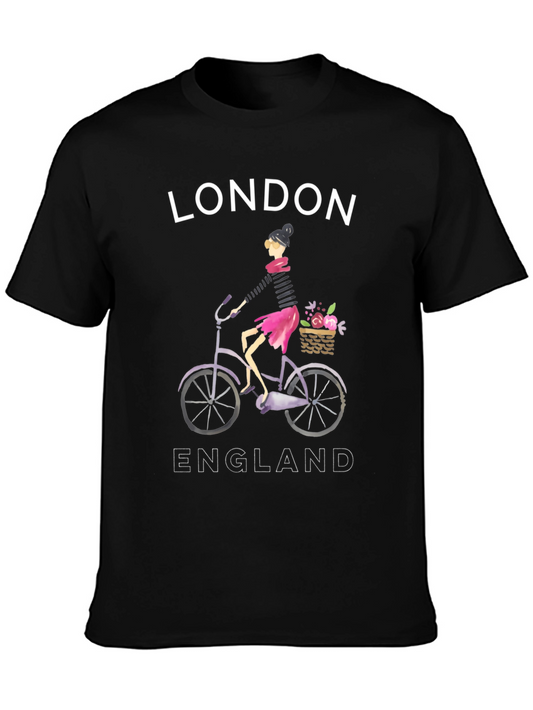 London England Graphic Tee - Bicycle Design