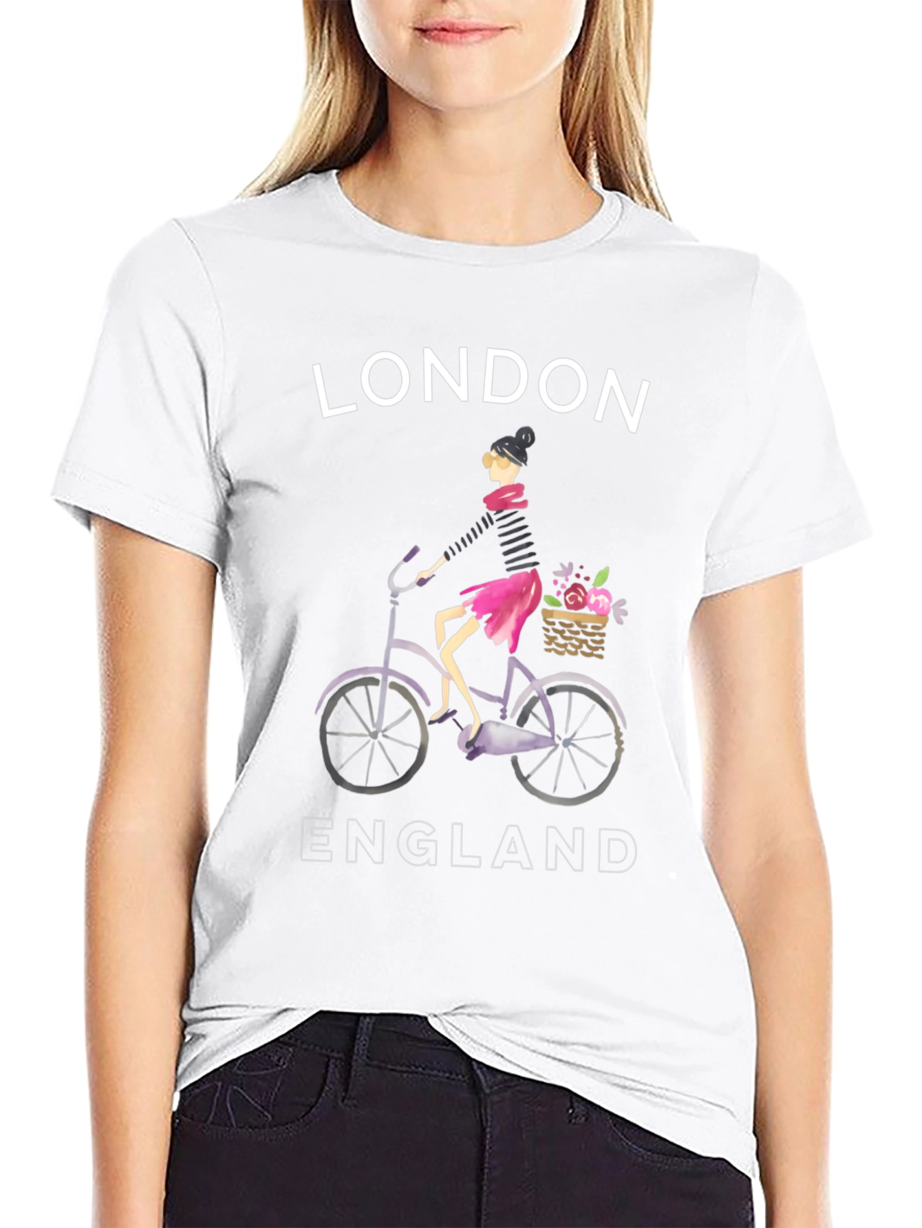 London England Graphic Tee - Bicycle Design