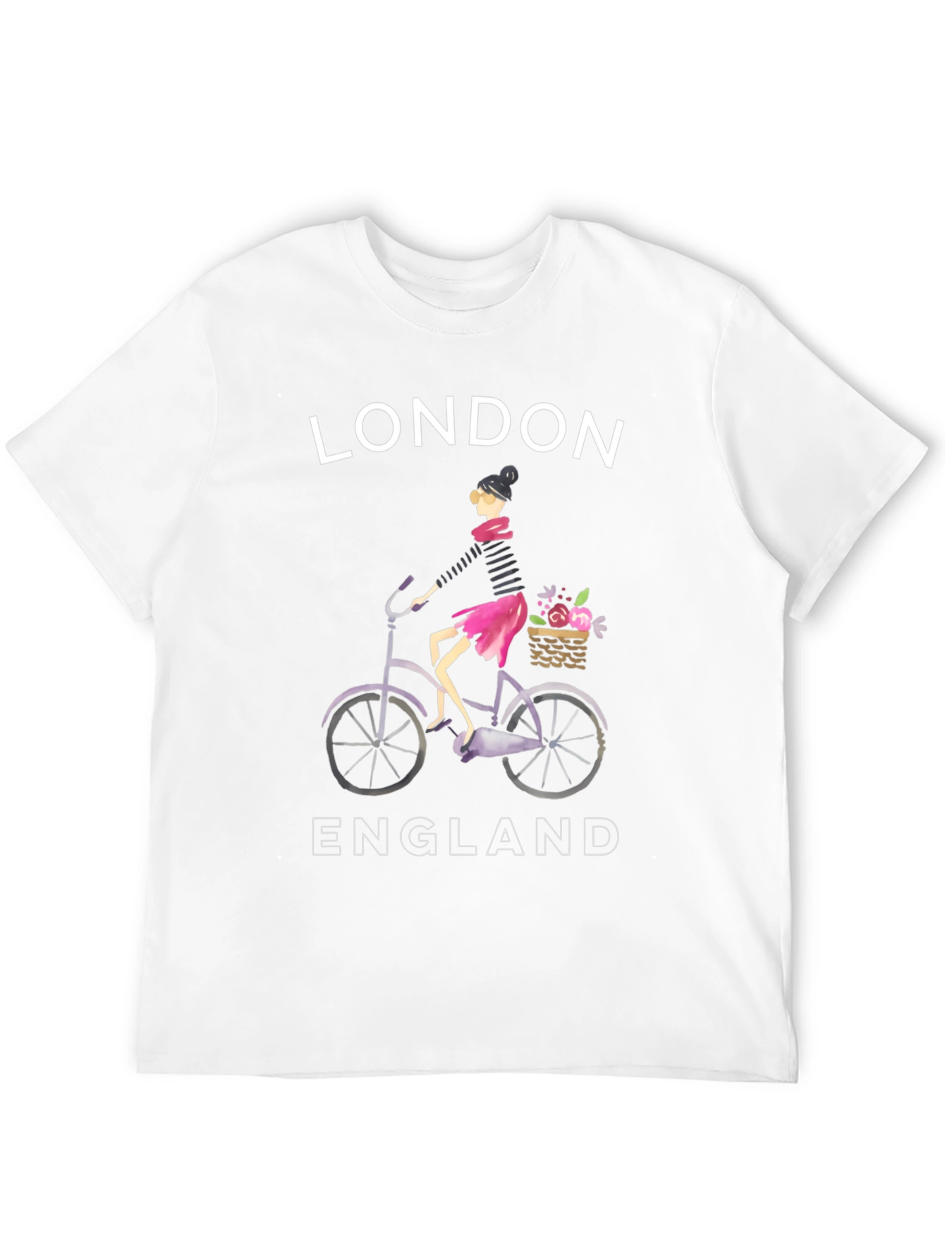 London England Graphic Tee - Bicycle Design