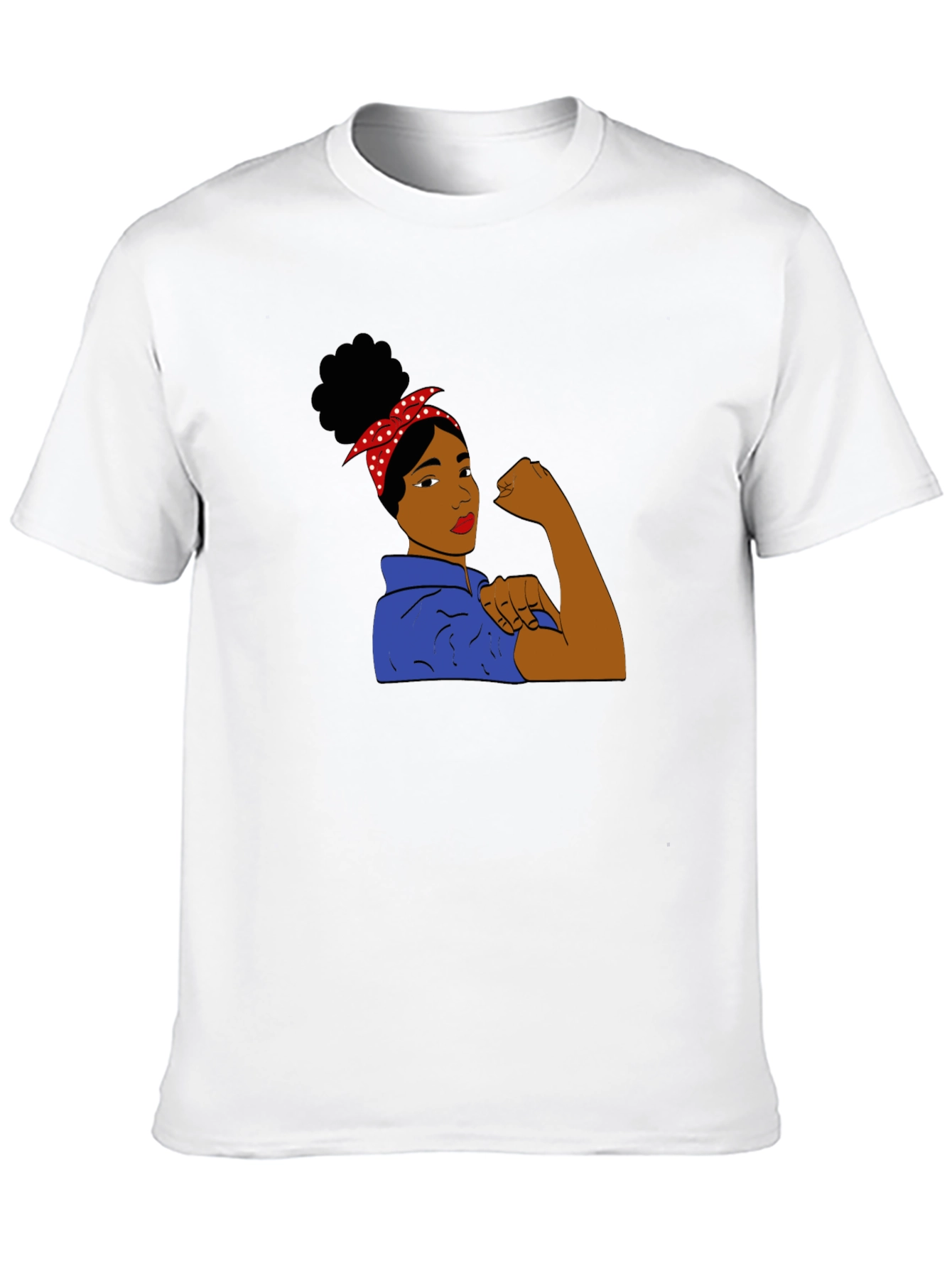 Rosie Riveter Black T-Shirt - We Can Do It!