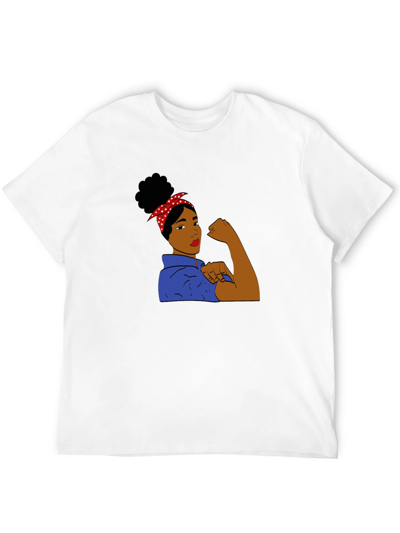 Rosie Riveter Black T-Shirt - We Can Do It!