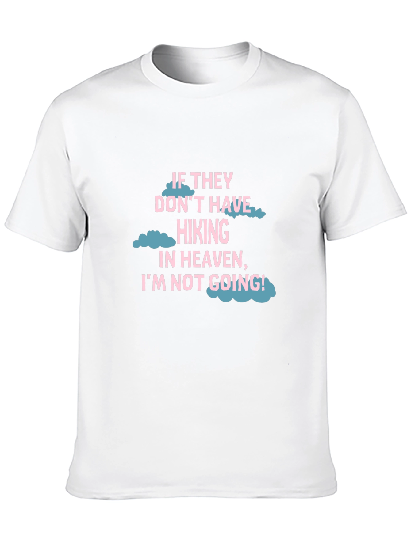 Hiking Heaven T-Shirt - Black Crew Neck Tee