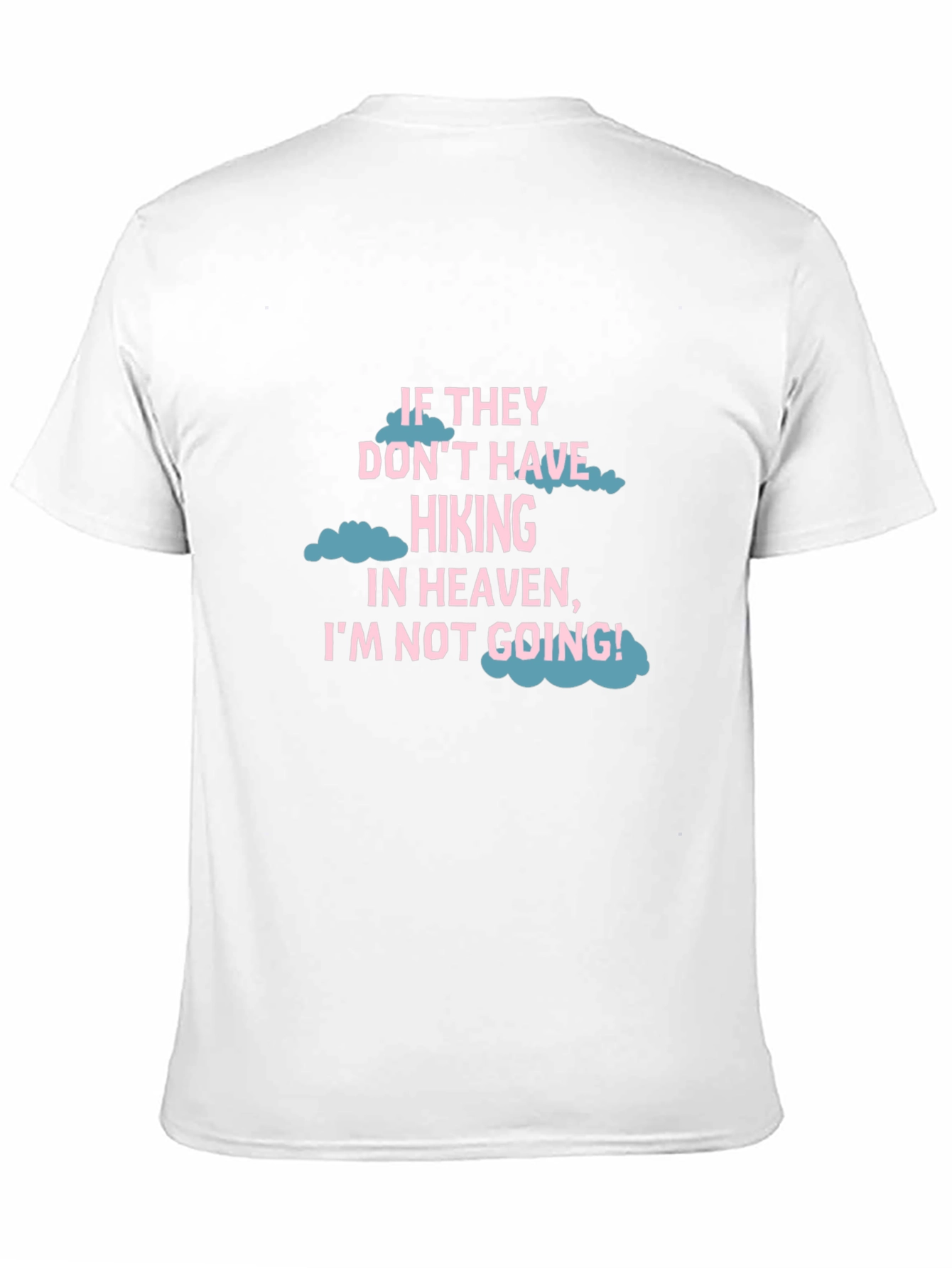 Hiking Heaven T-Shirt - Black Crew Neck Tee