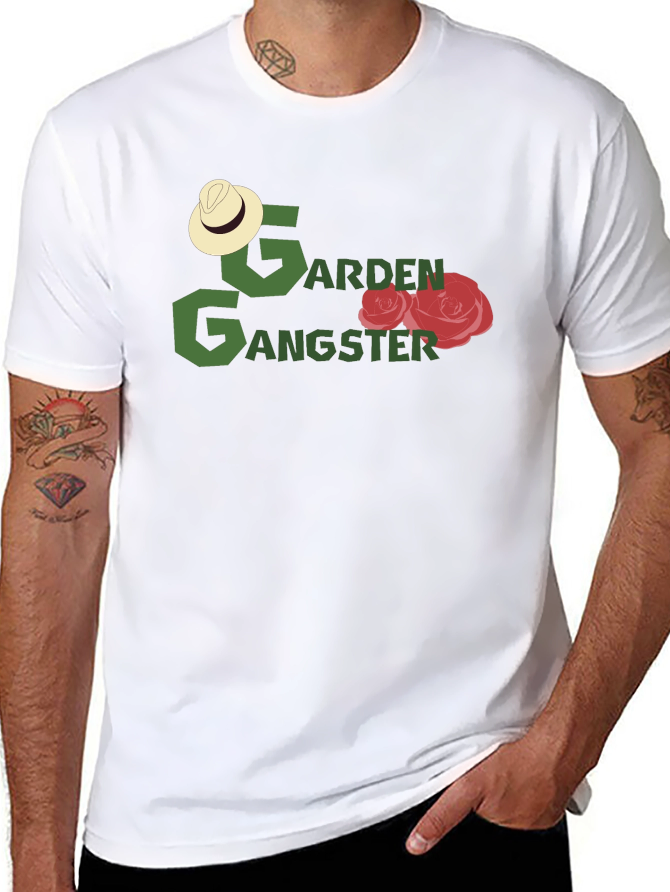 Garden Gangster Black T-Shirt