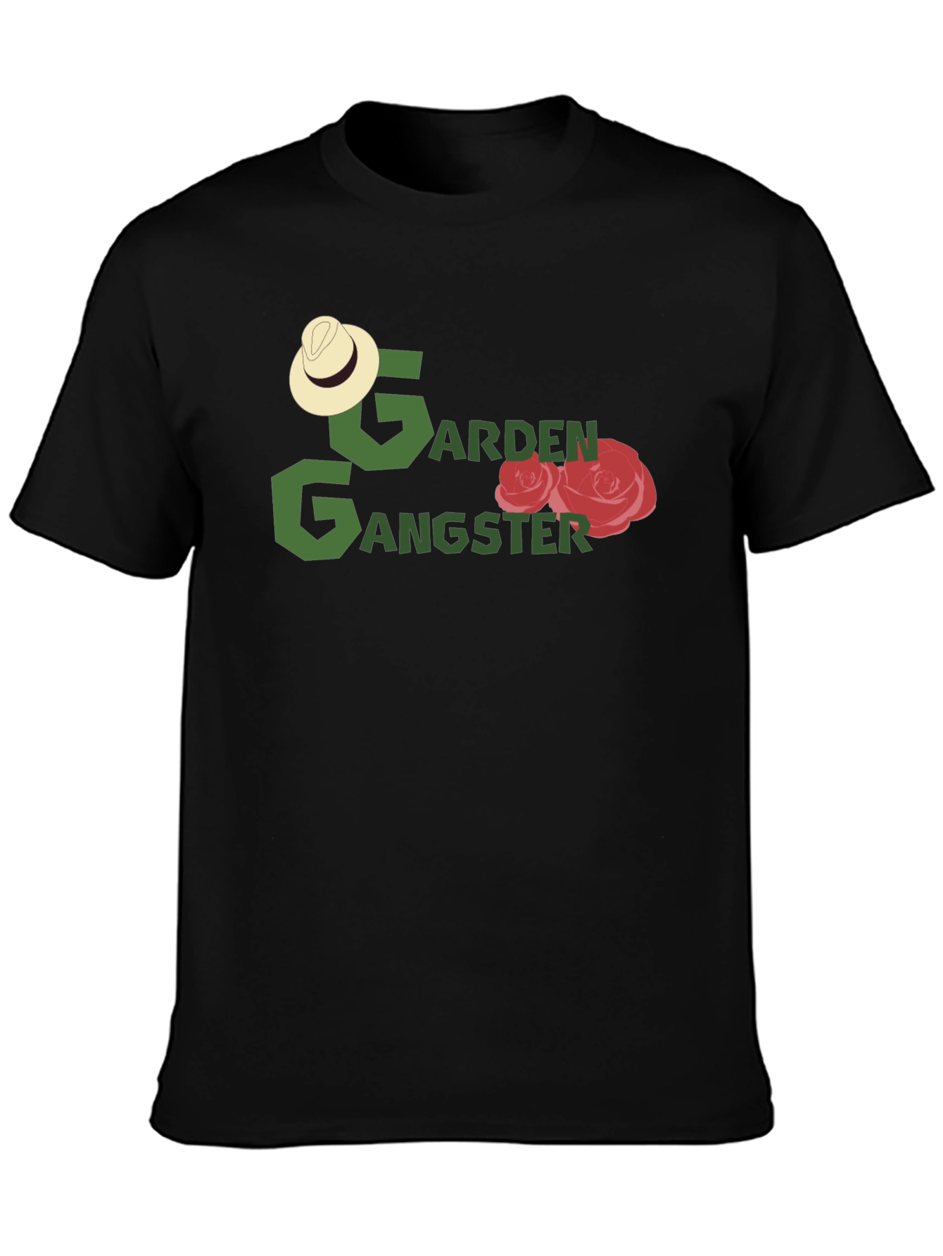 Garden Gangster Black T-Shirt