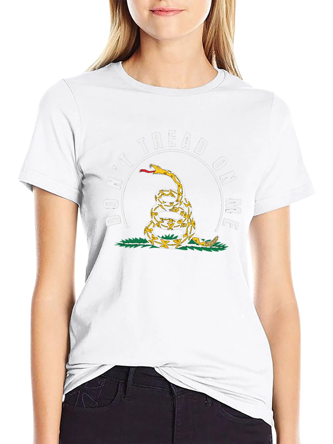 Dont Tread On Me Snake Graphic T-Shirt