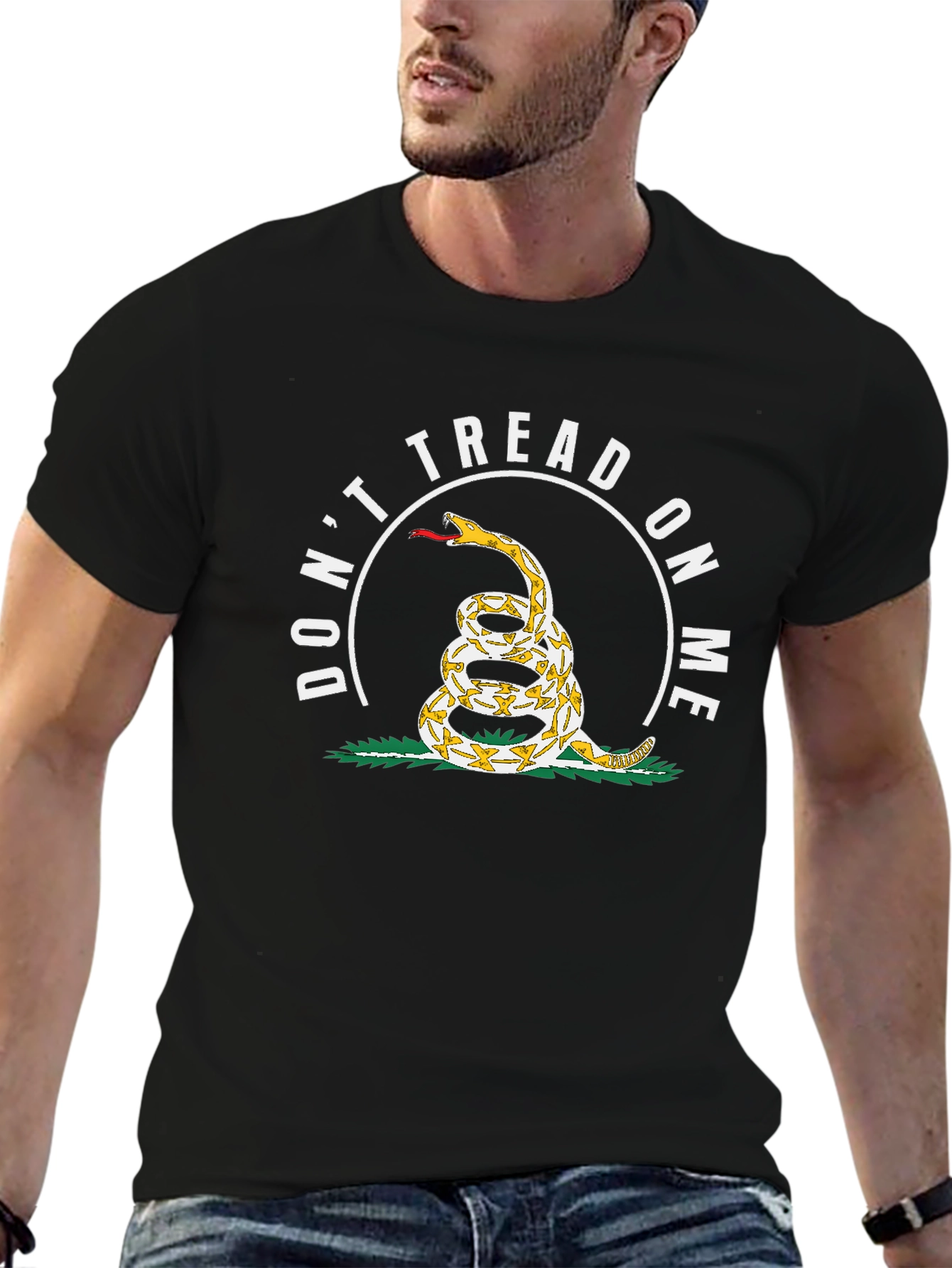 Dont Tread On Me Snake Graphic T-Shirt