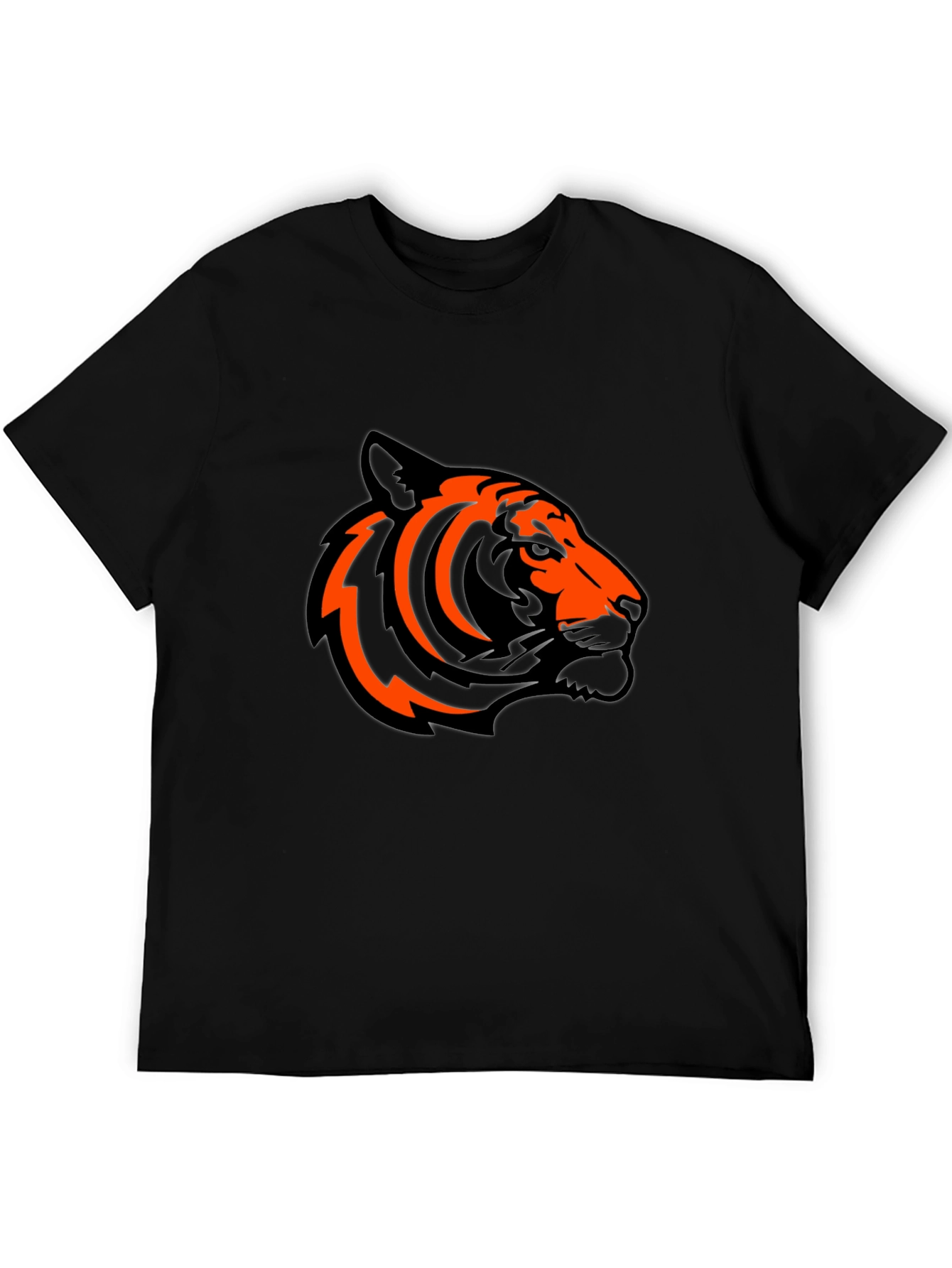Bold Tiger Graphic Tee - Stylish Black T-Shirt