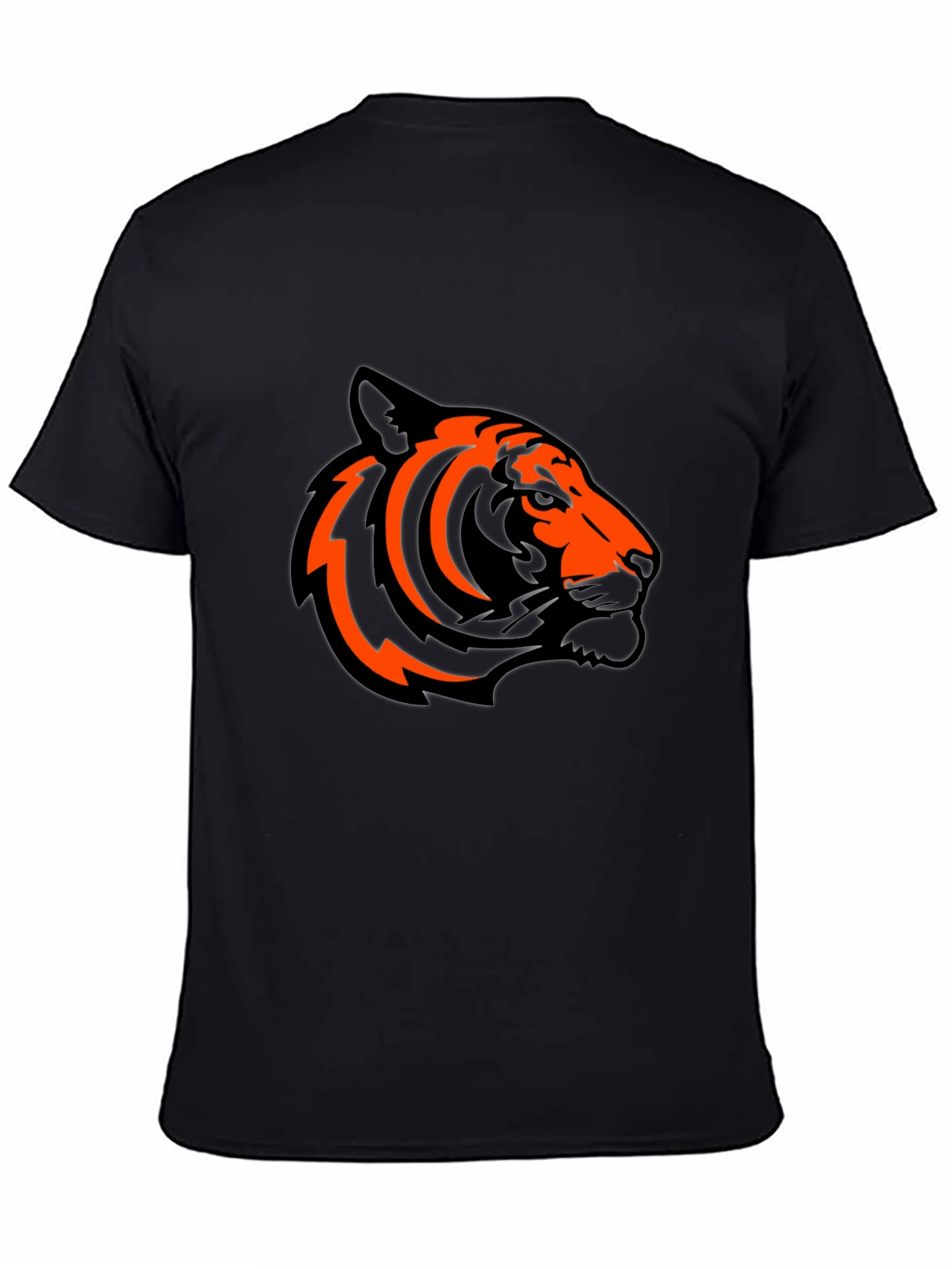 Bold Tiger Graphic Tee - Stylish Black T-Shirt