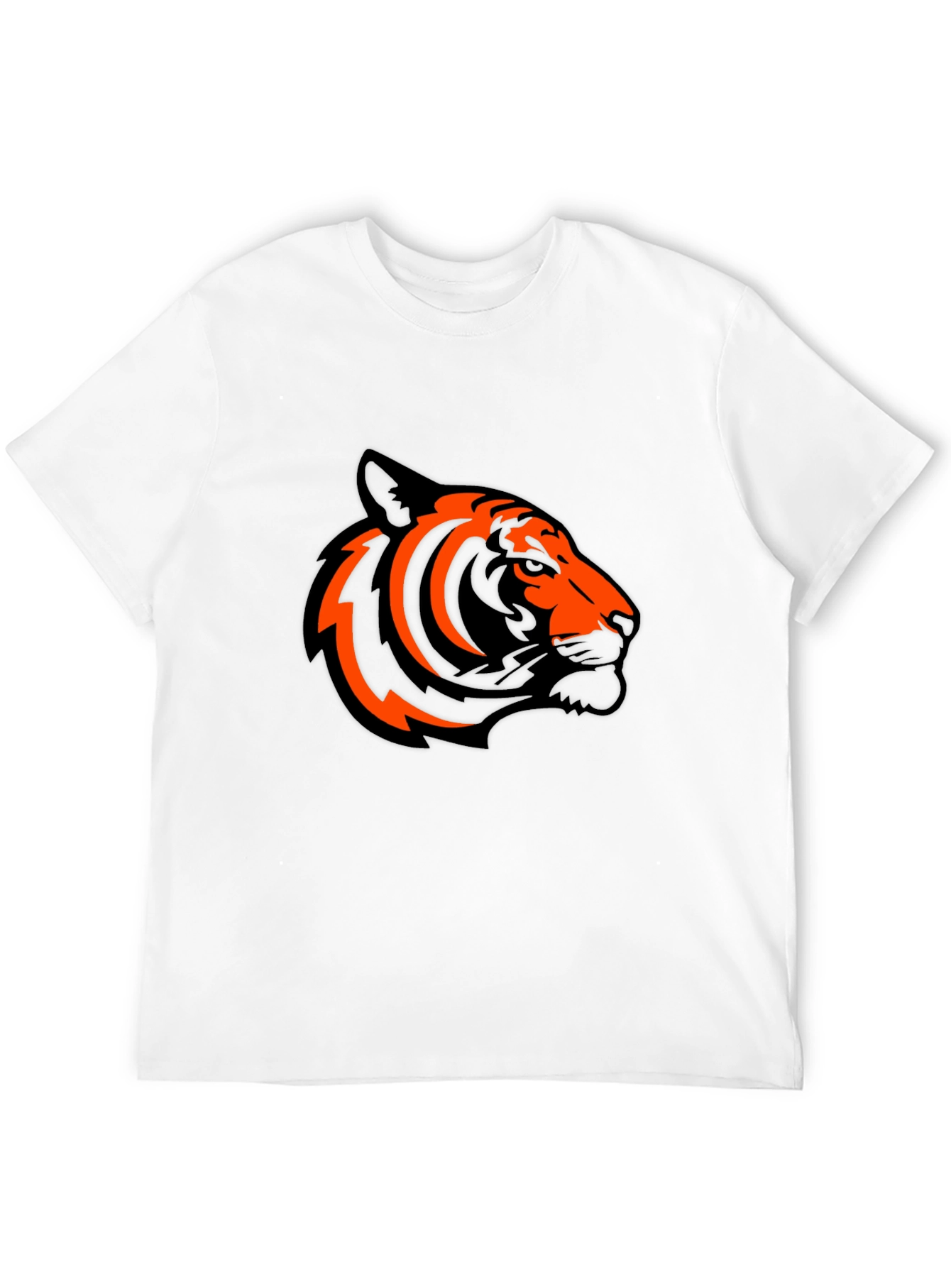 Bold Tiger Graphic Tee - Stylish Black T-Shirt