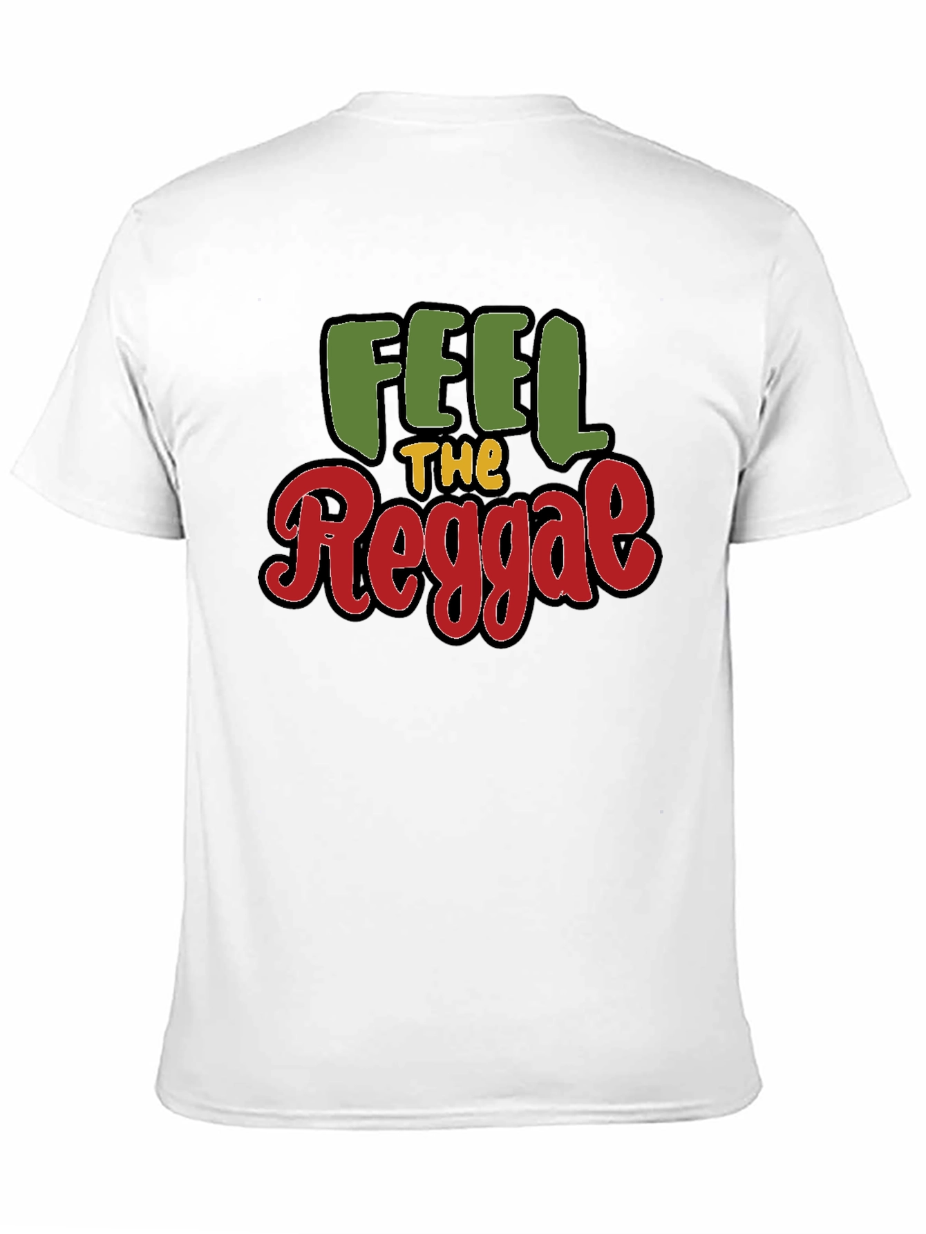 Feel The Reggae Graphic Tee - Black