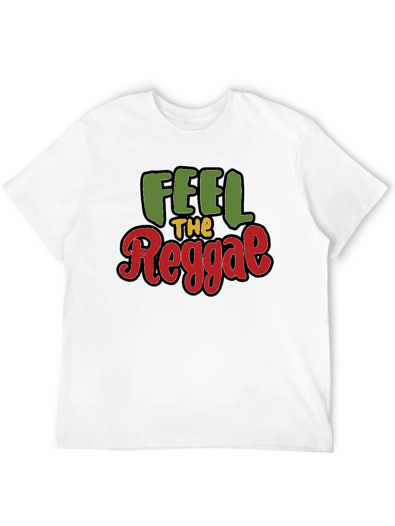 Feel The Reggae Graphic Tee - Black