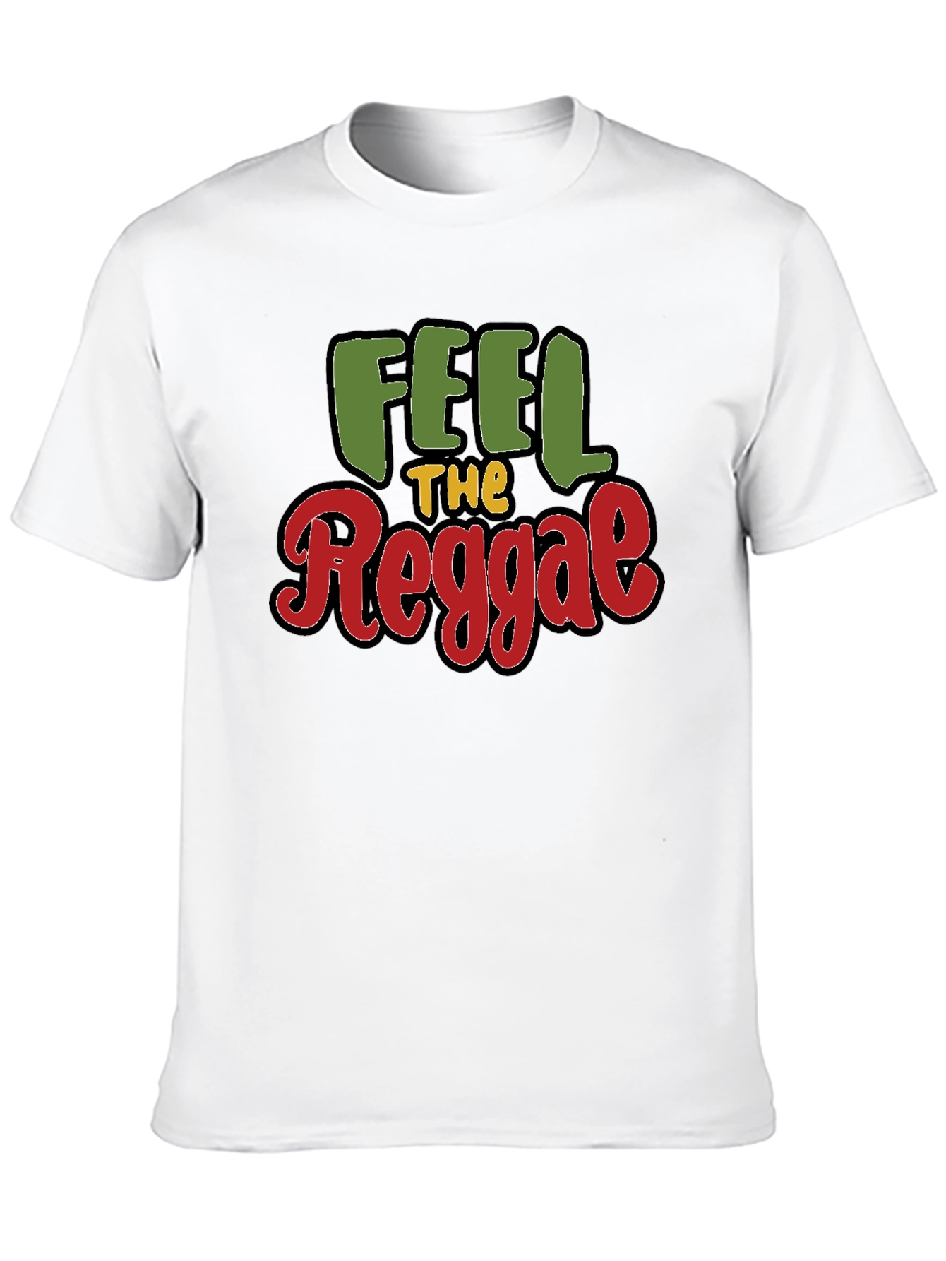 Feel The Reggae Graphic Tee - Black