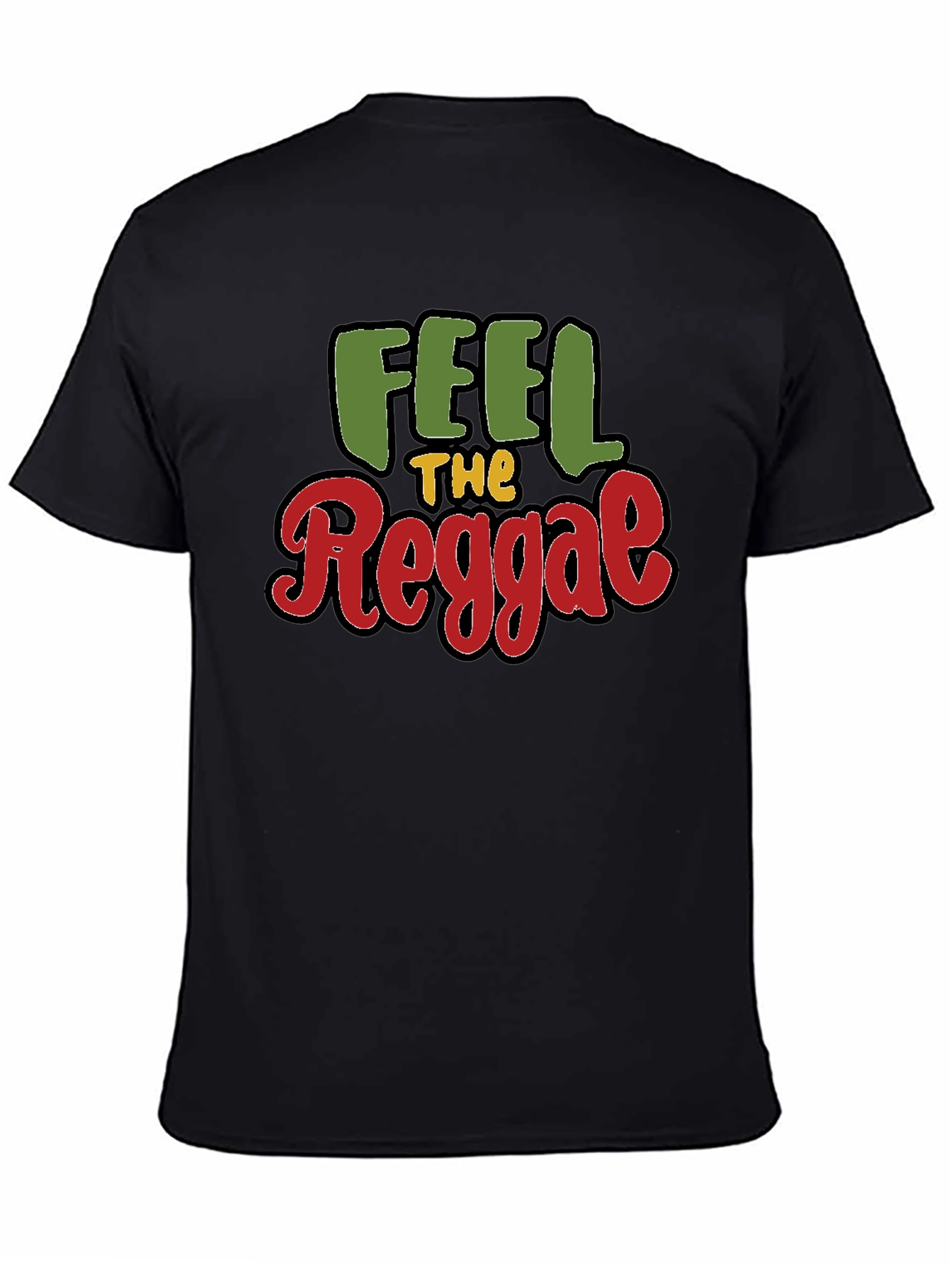 Feel The Reggae Graphic Tee - Black