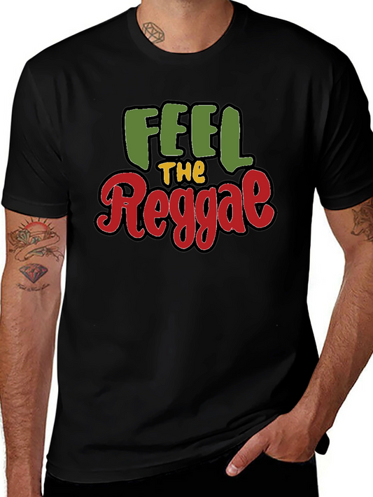 Feel The Reggae Graphic Tee - Black