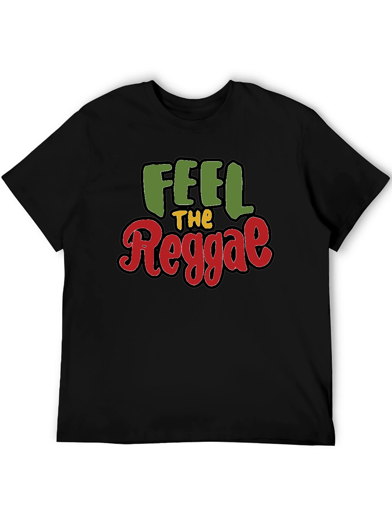 Feel The Reggae Graphic Tee - Black