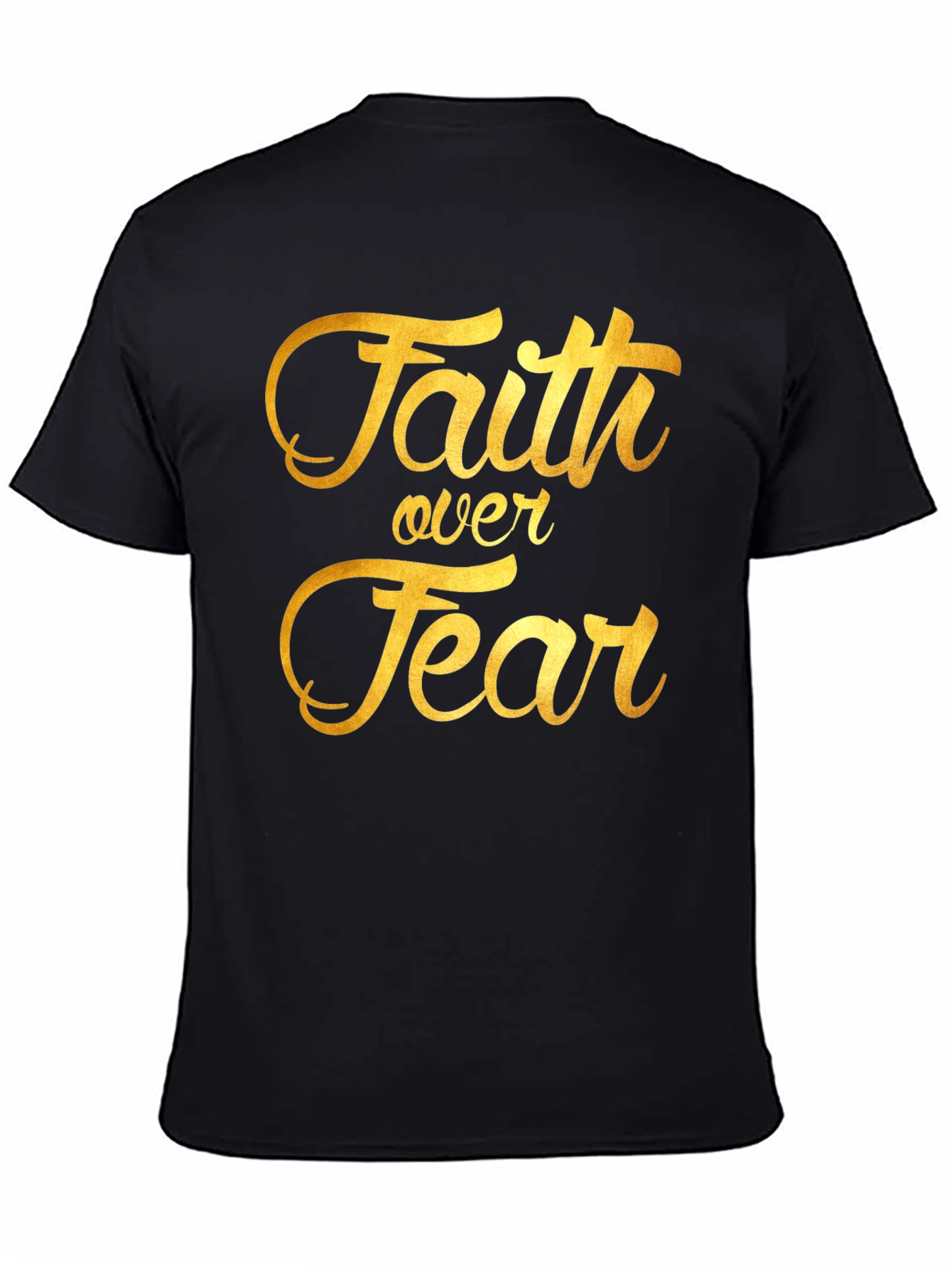 Faith Over Fear Graphic Tee - Inspiring Christian T-Shirt