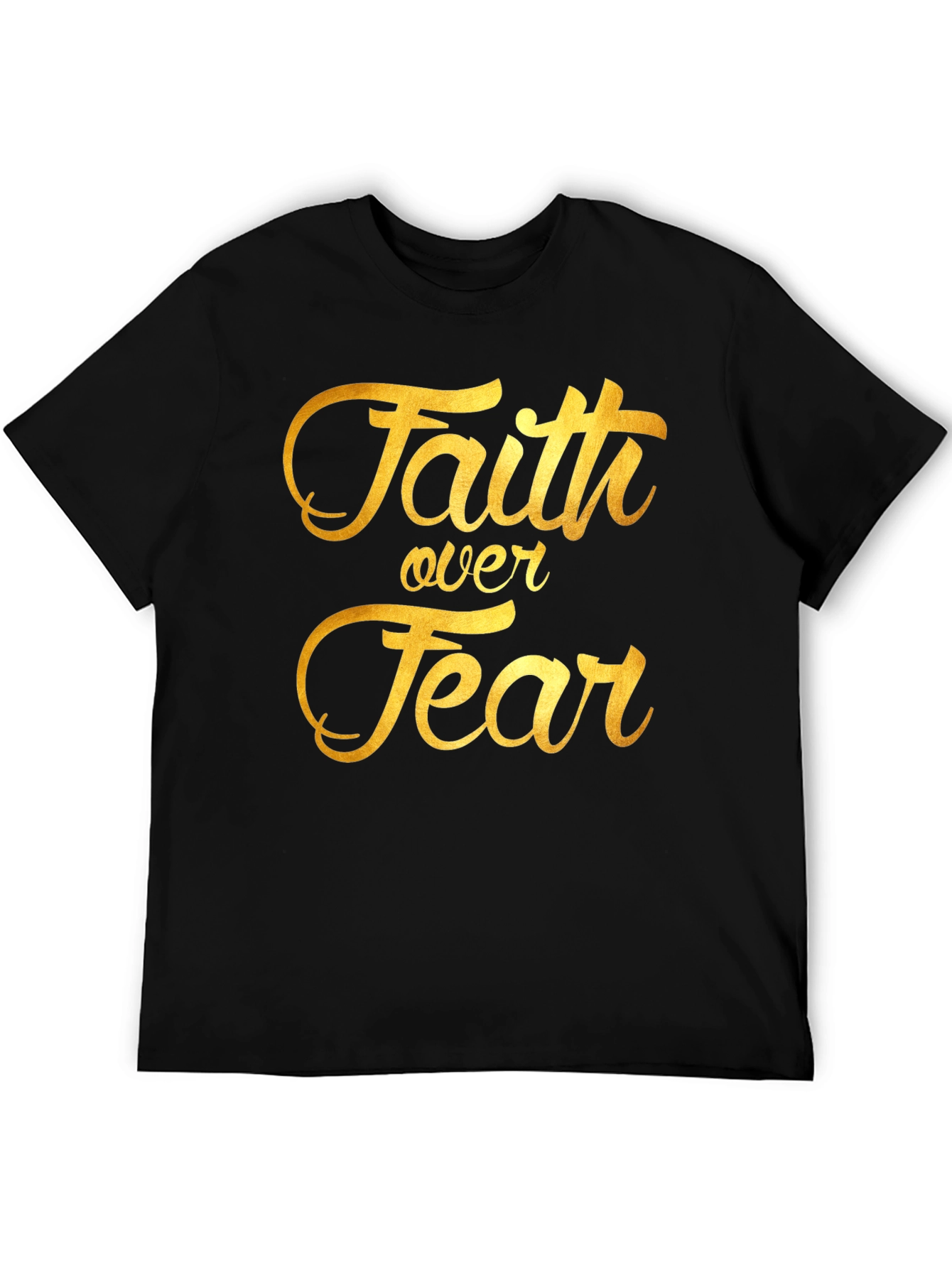 Faith Over Fear Graphic Tee - Inspiring Christian T-Shirt