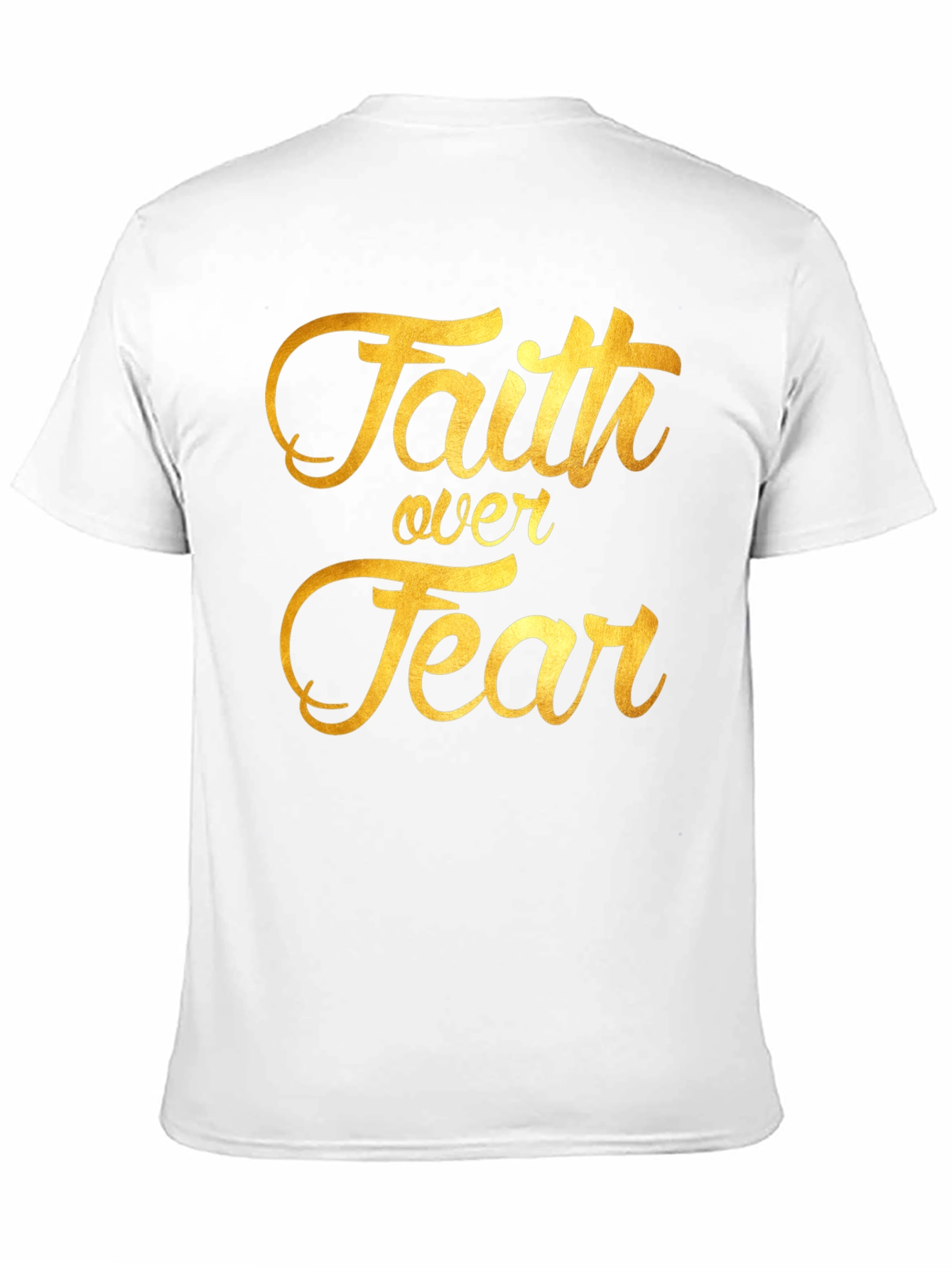 Faith Over Fear Graphic Tee - Inspiring Christian T-Shirt