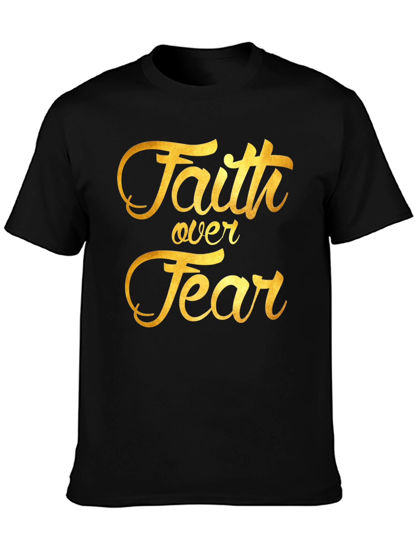 Faith Over Fear Graphic Tee - Inspiring Christian T-Shirt