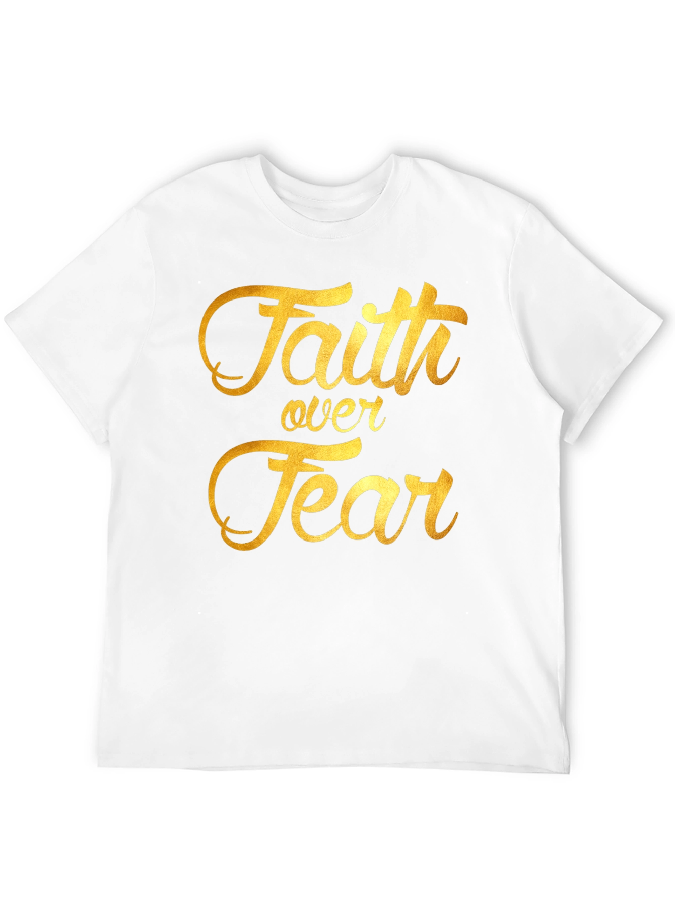 Faith Over Fear Graphic Tee - Inspiring Christian T-Shirt