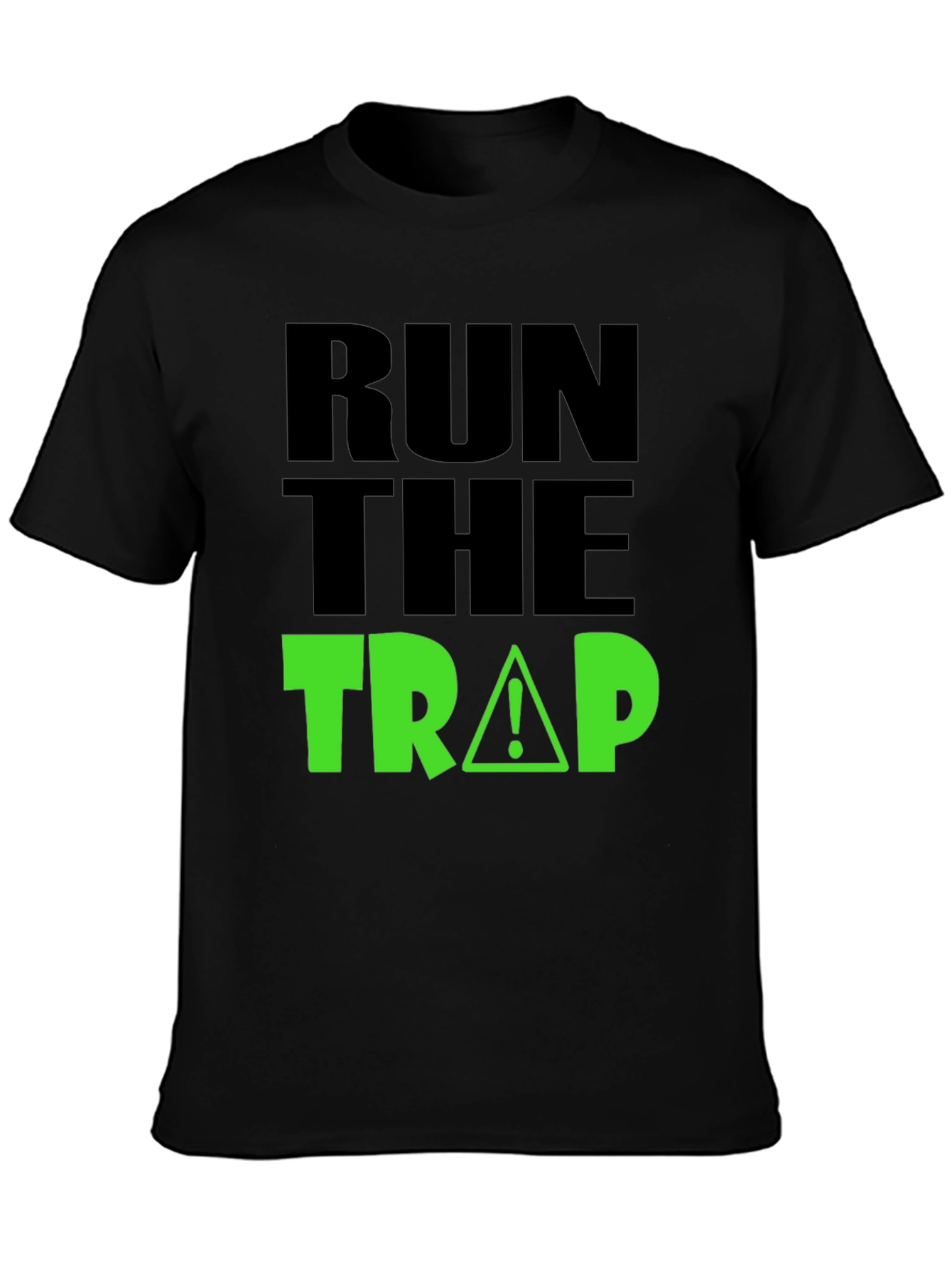Run the Trap Black Graphic Tee